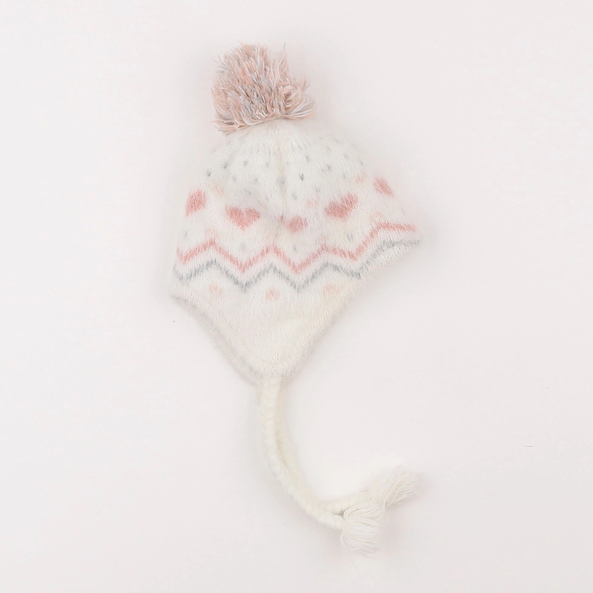 Vertbaudet - bonnet blanc - 12/18 mois