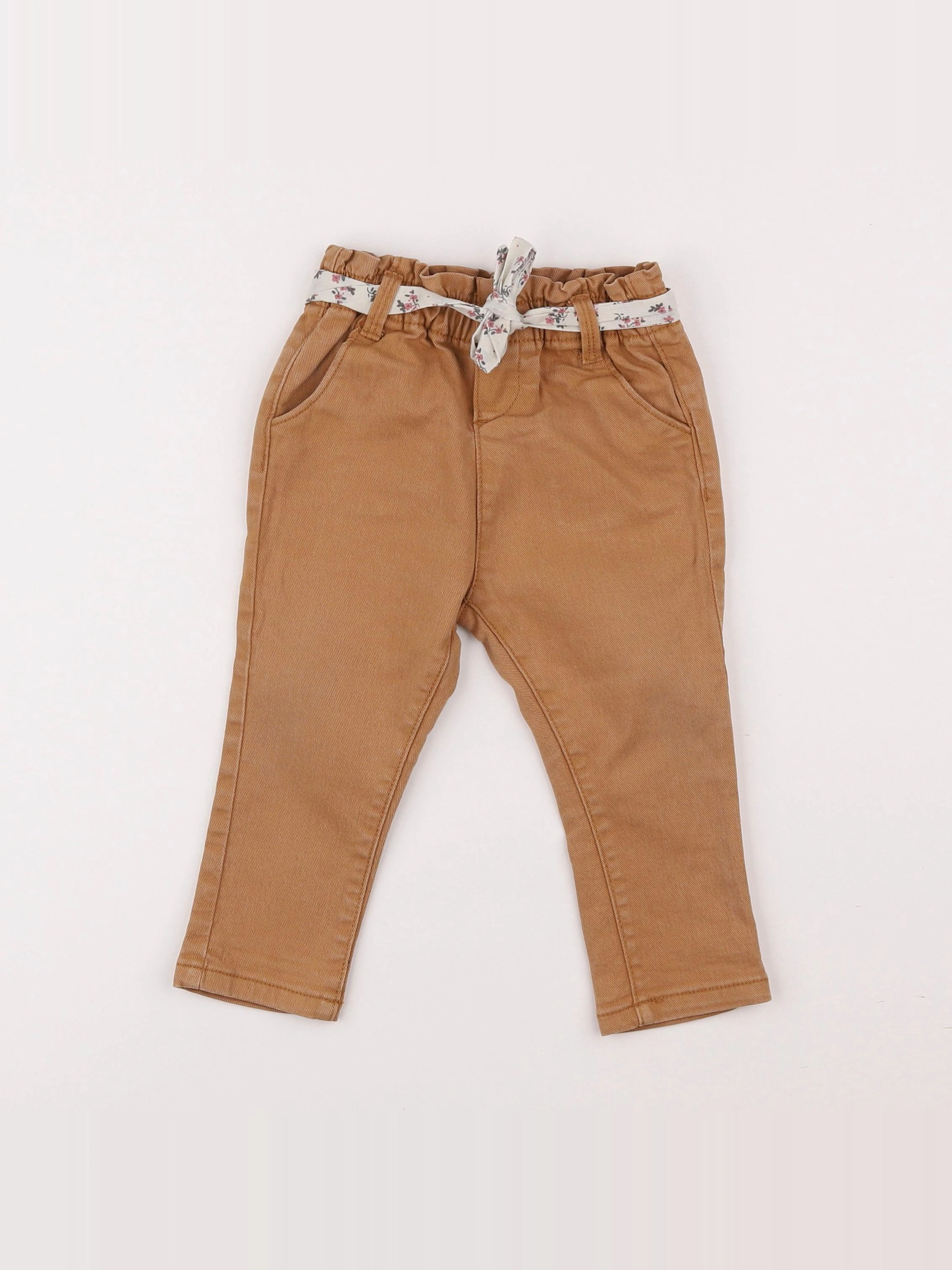 Vertbaudet - jegging marron - 18 mois
