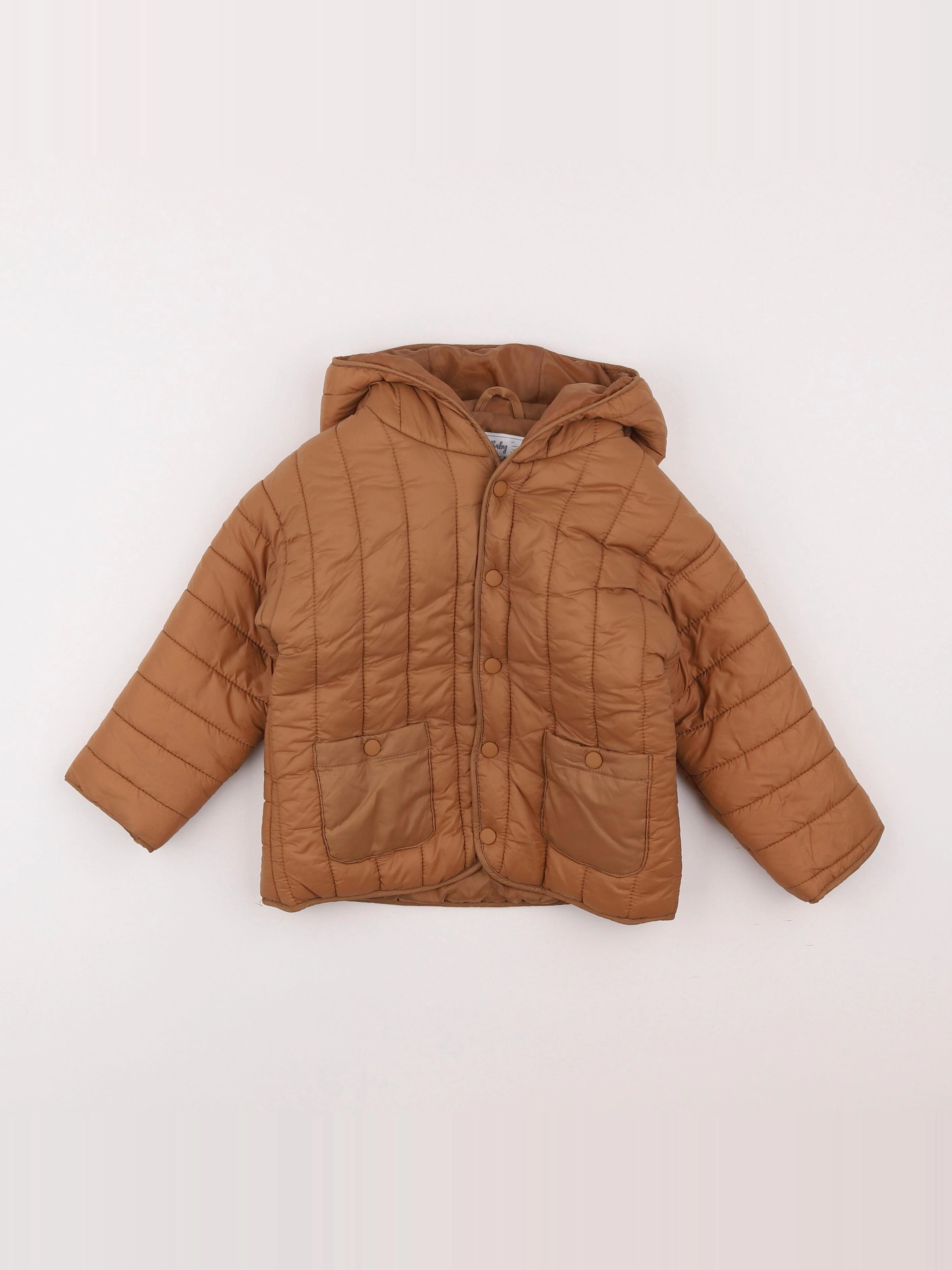 Vertbaudet - doudoune marron - 3 ans