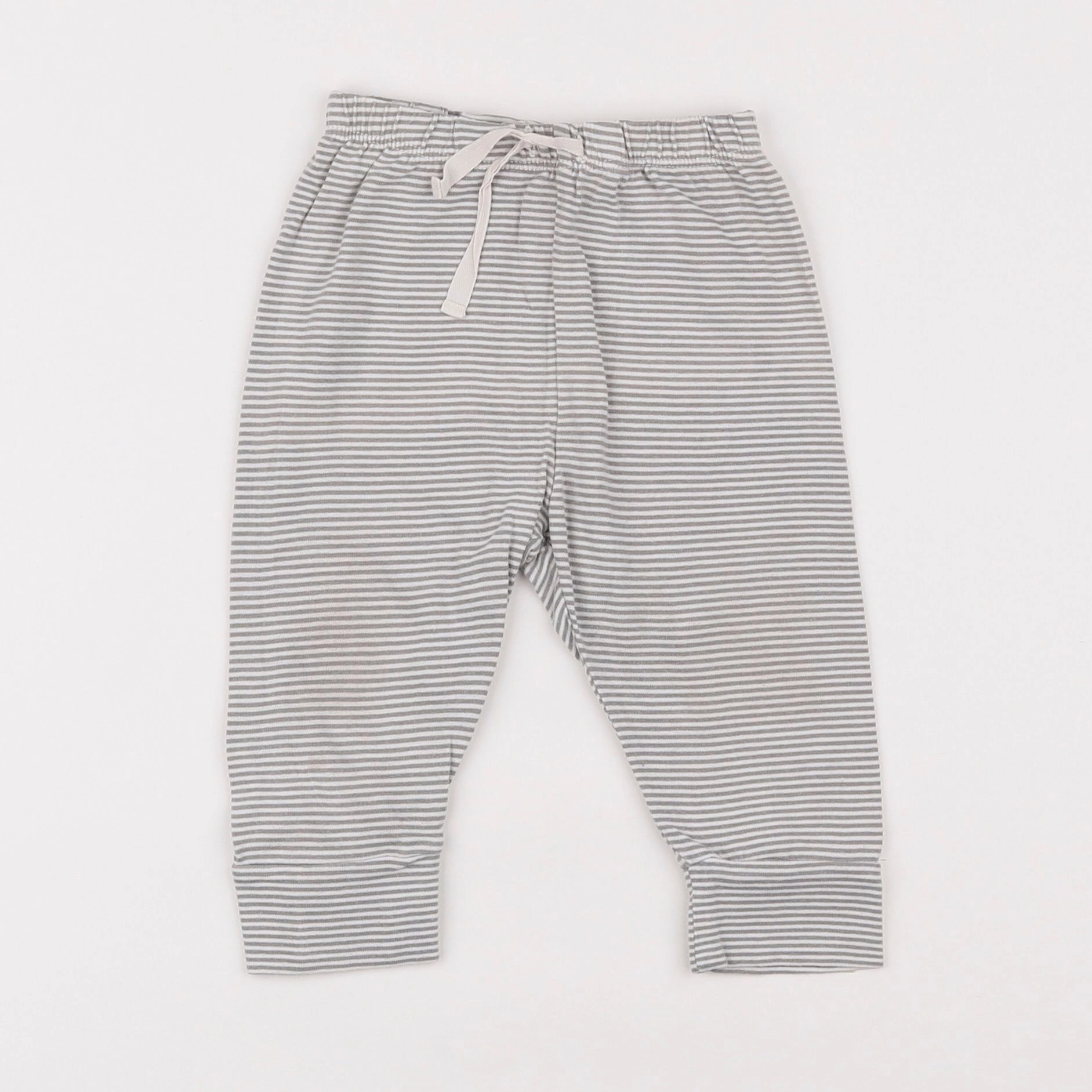 GAP - jogging gris, blanc - 6/12 mois