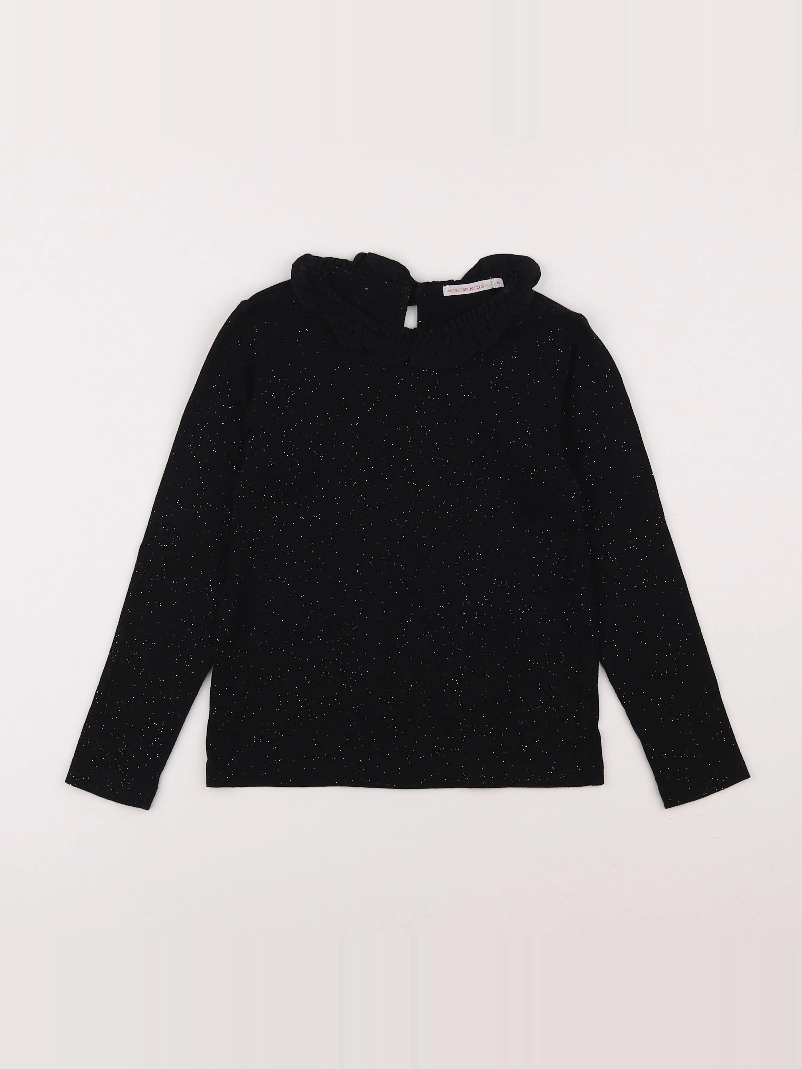 Monoprix - tee-shirt or, noir - 8 ans