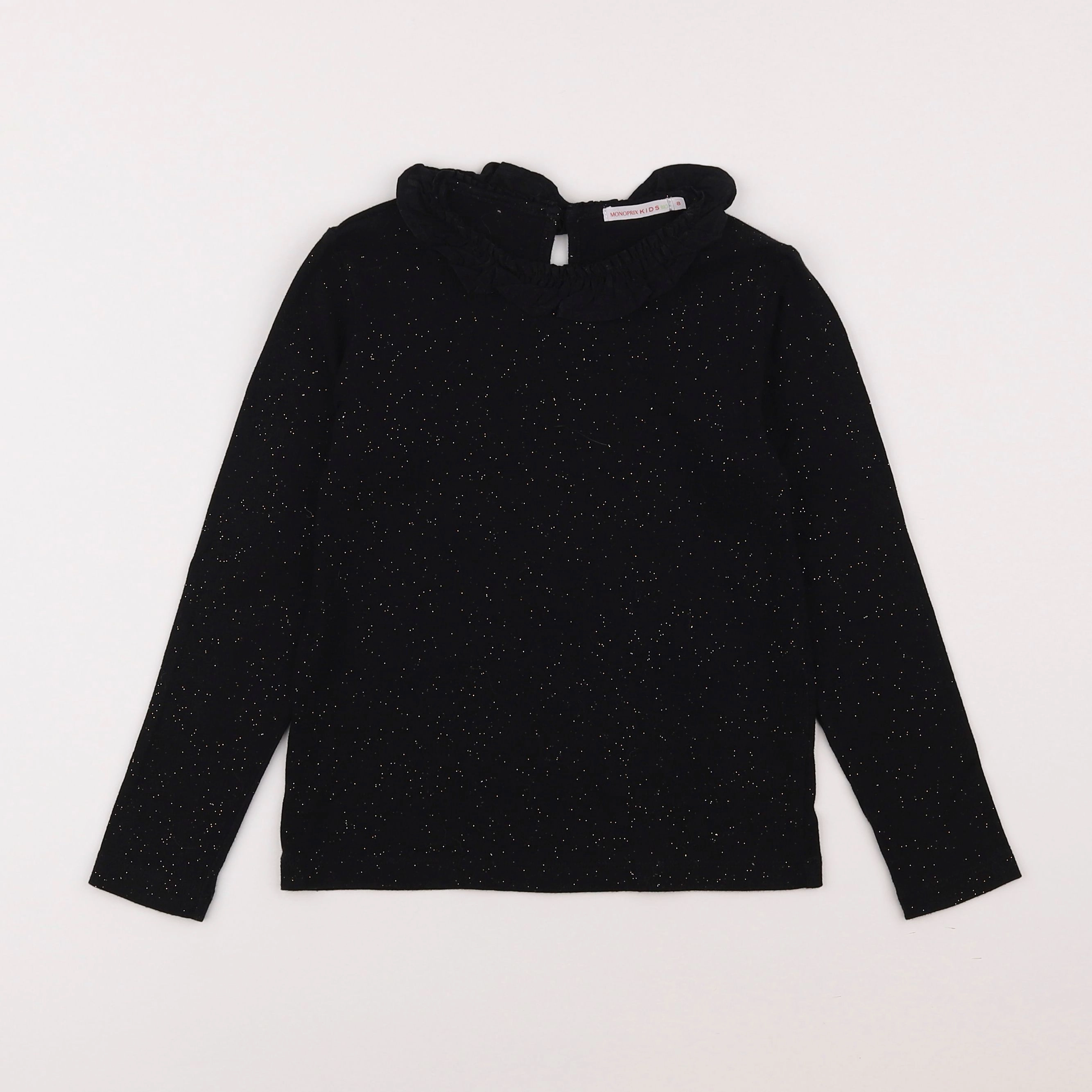 Monoprix - tee-shirt or, noir - 8 ans