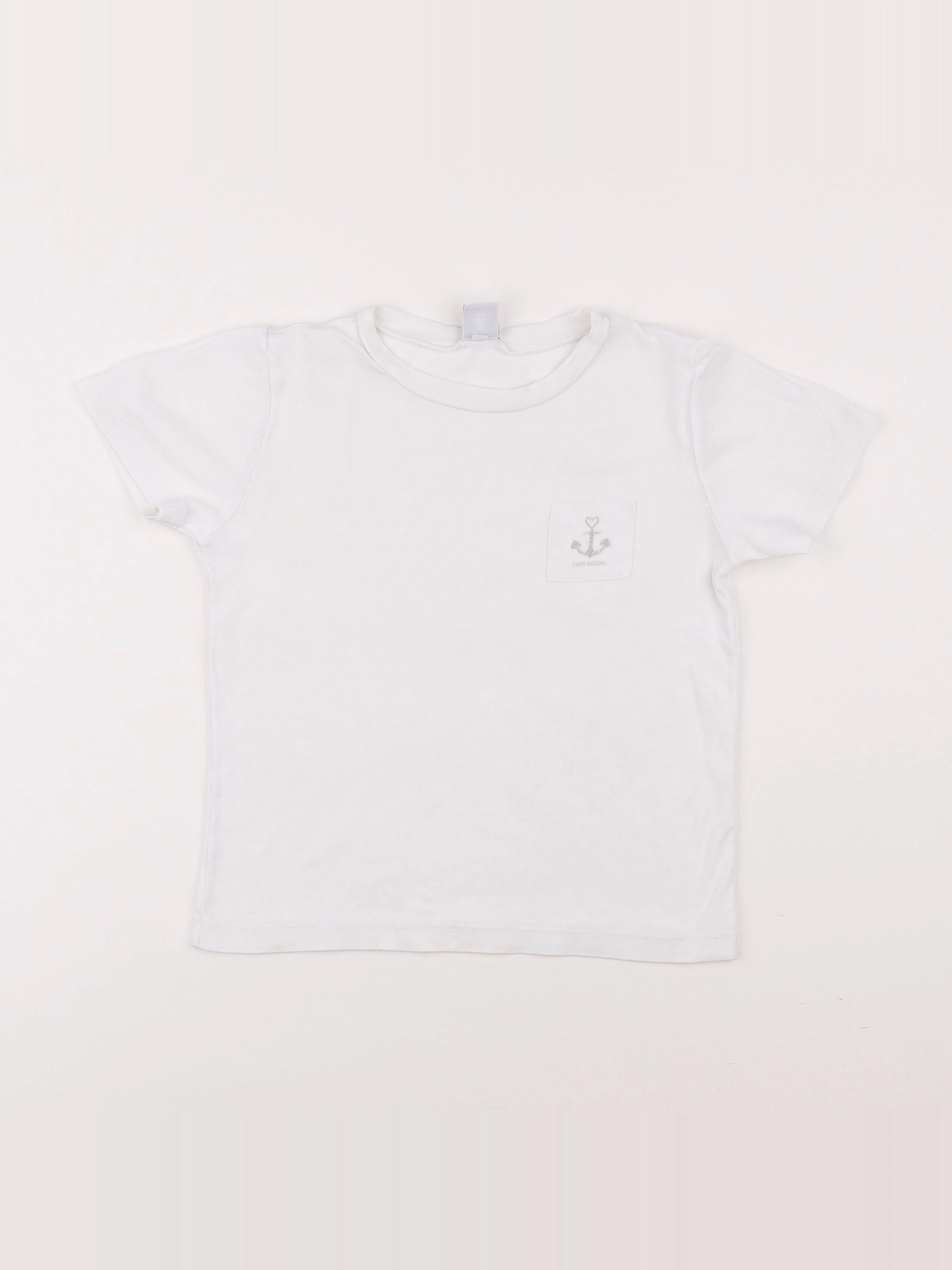 Petit Bateau - maillot de corps blanc - 6 ans