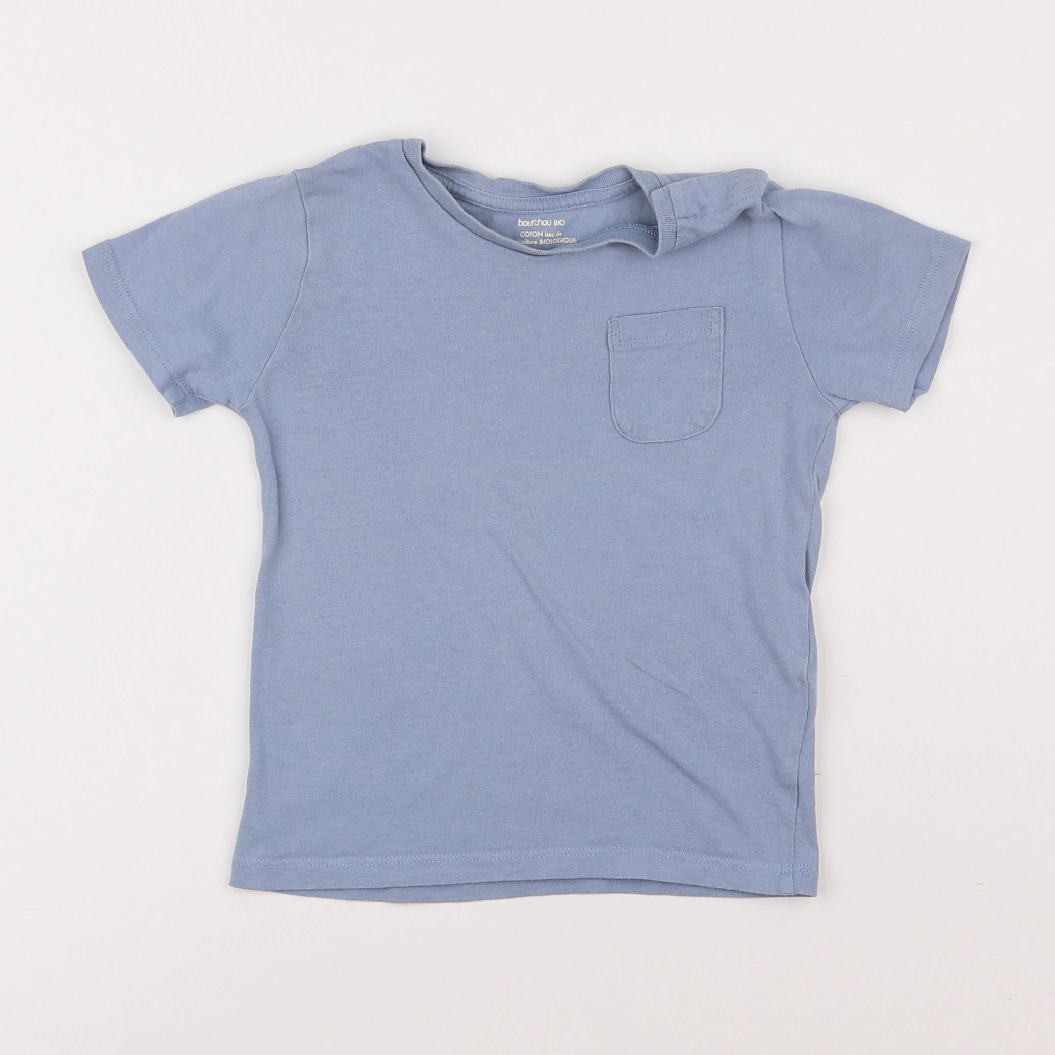 Boutchou - tee-shirt bleu - 3 ans