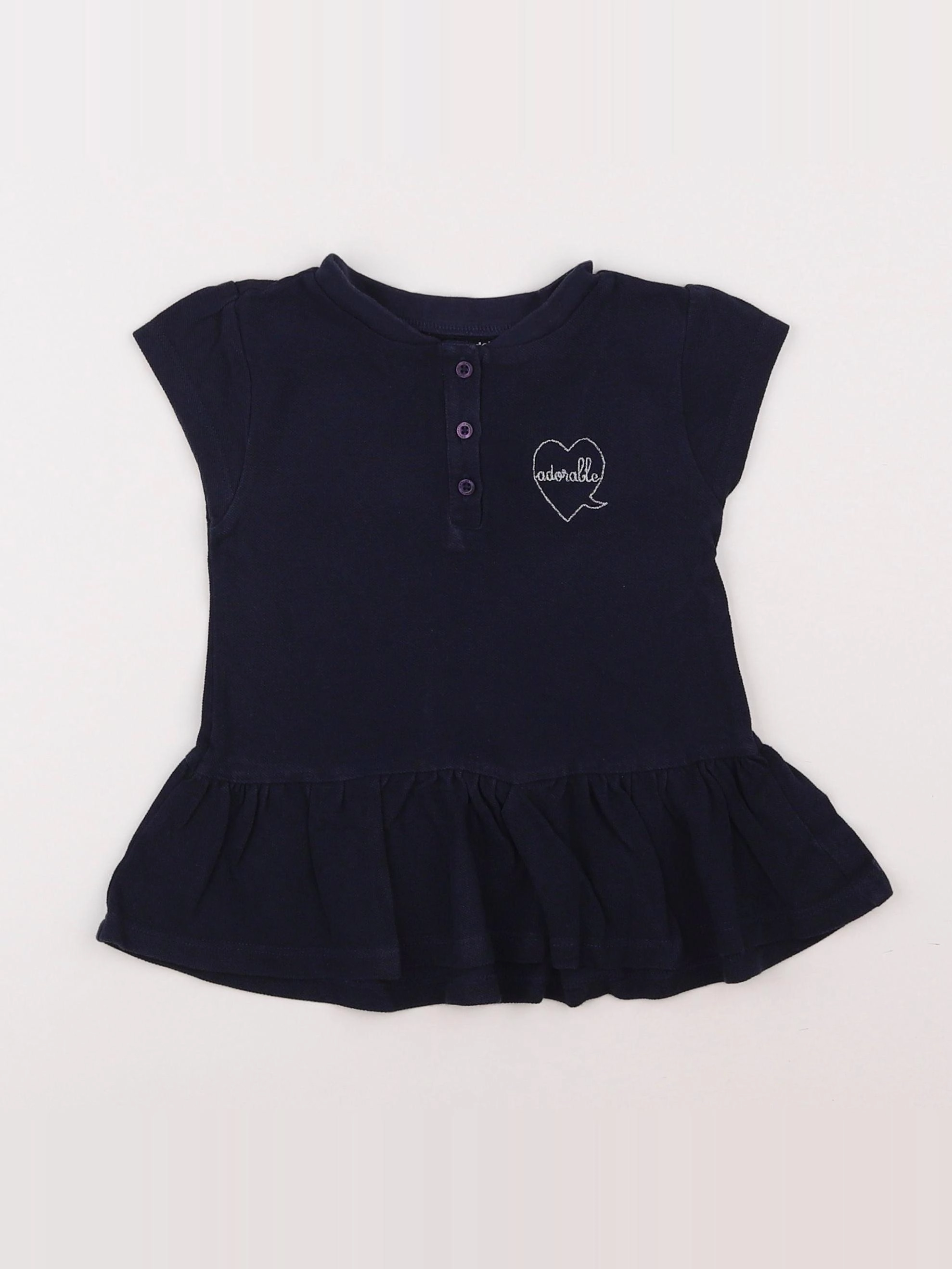 Vertbaudet - robe bleu - 4 ans