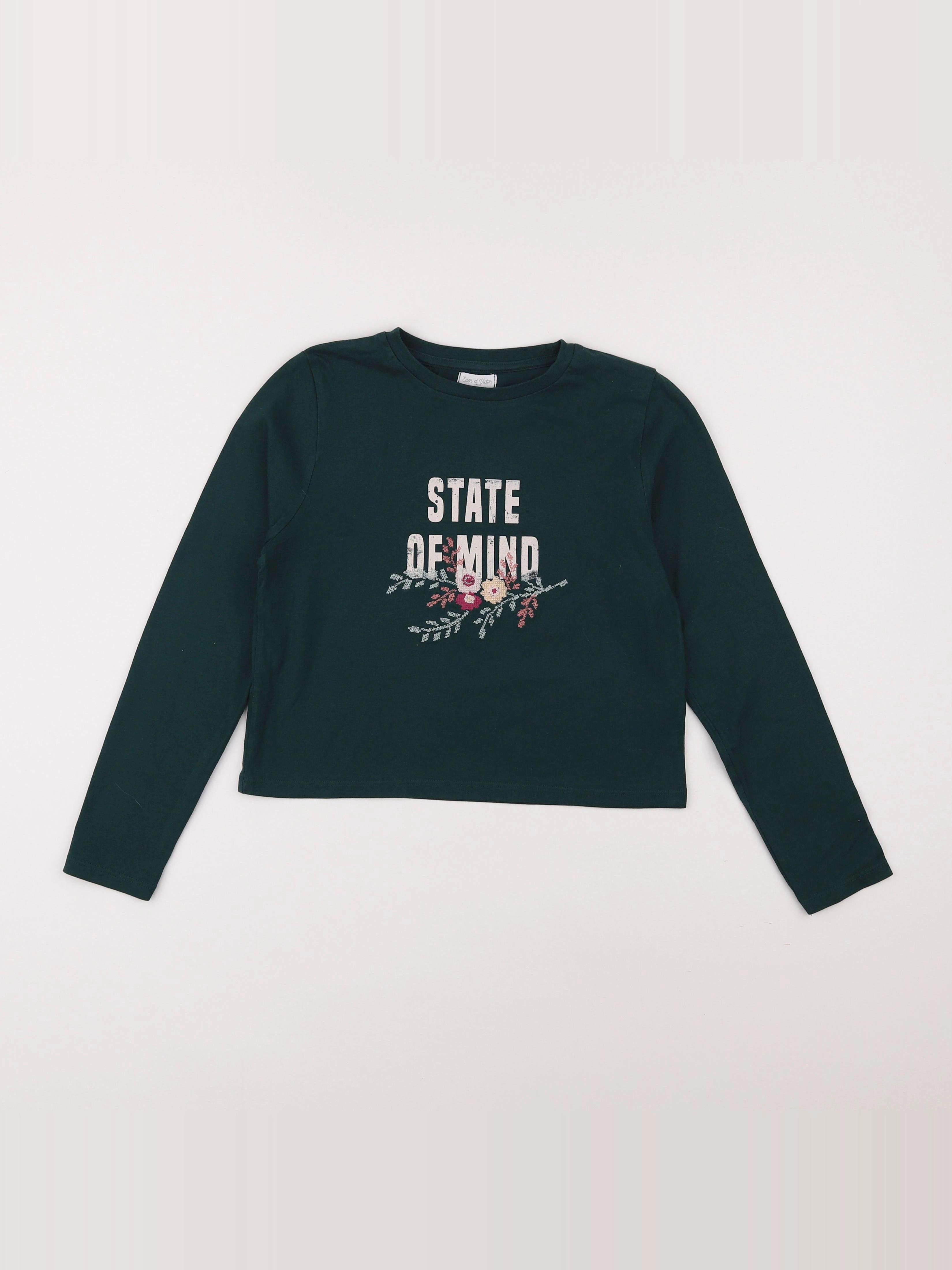 Eden & Victor - tee-shirt vert - 10 ans