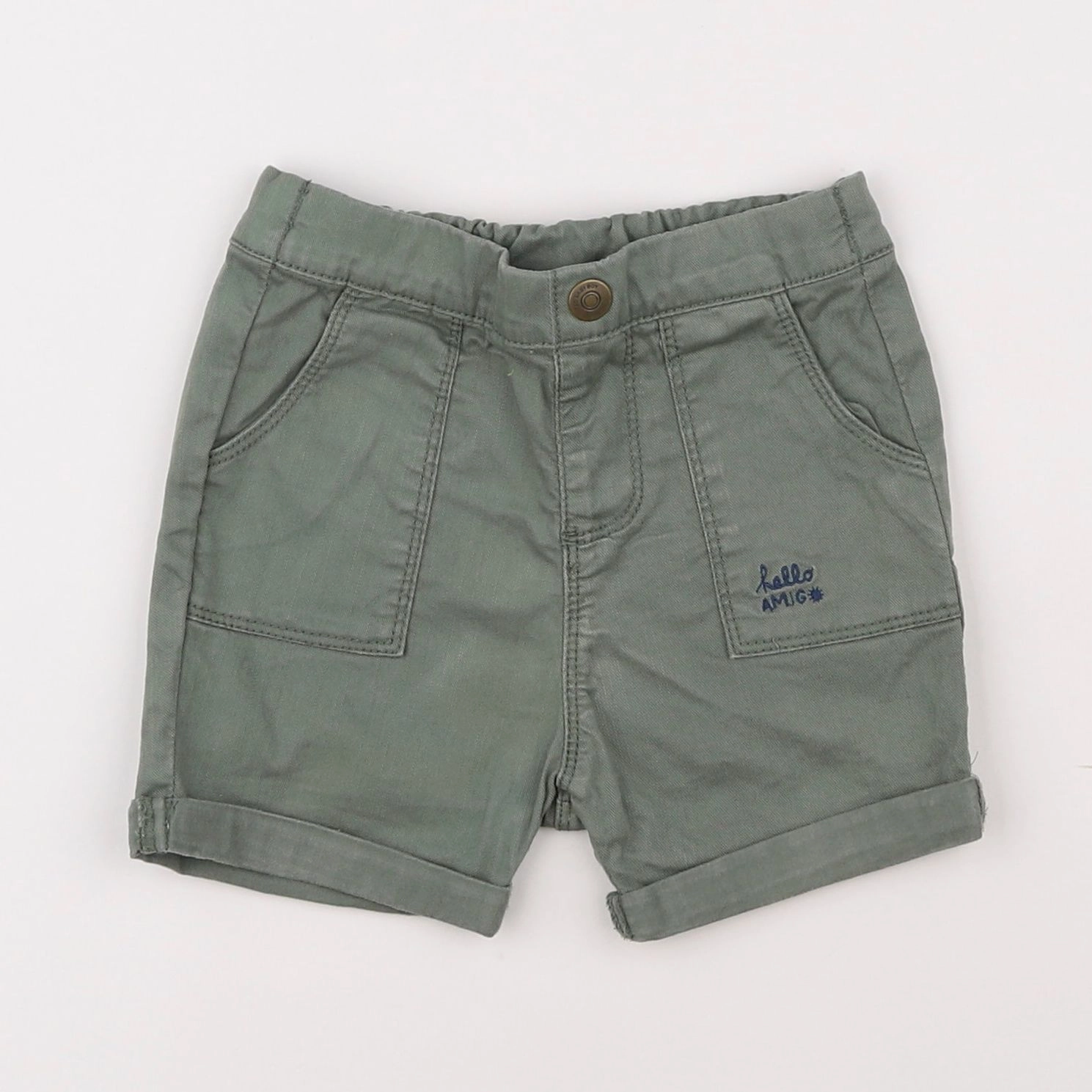 Tape à l'oeil - short vert - 12 mois