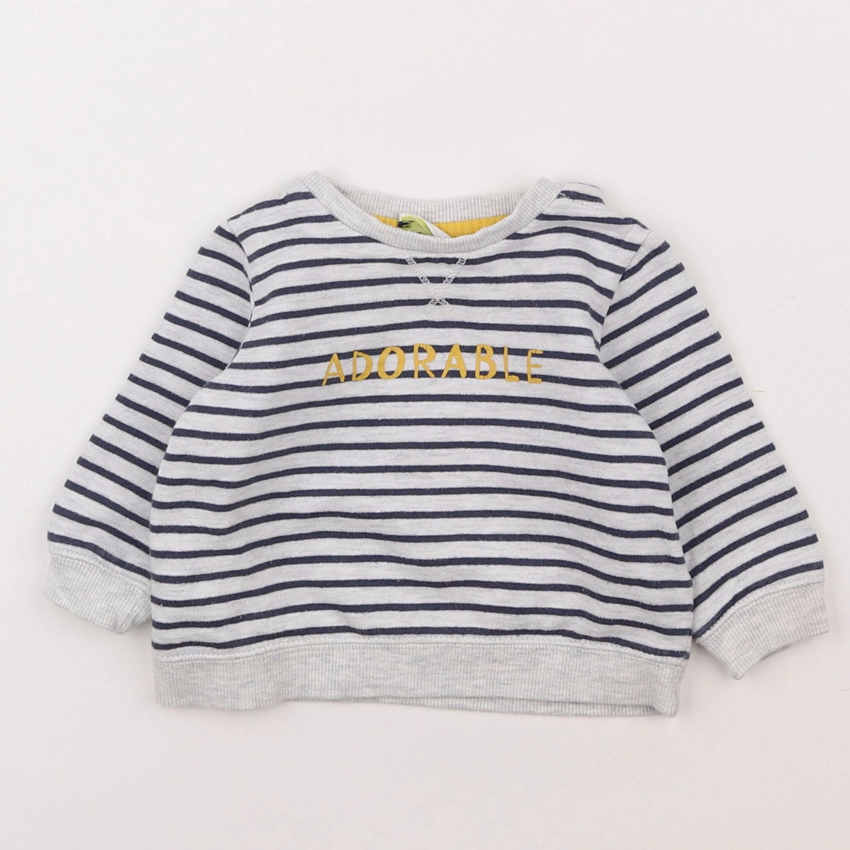 Tape à l'oeil - sweat bleu - 6 mois