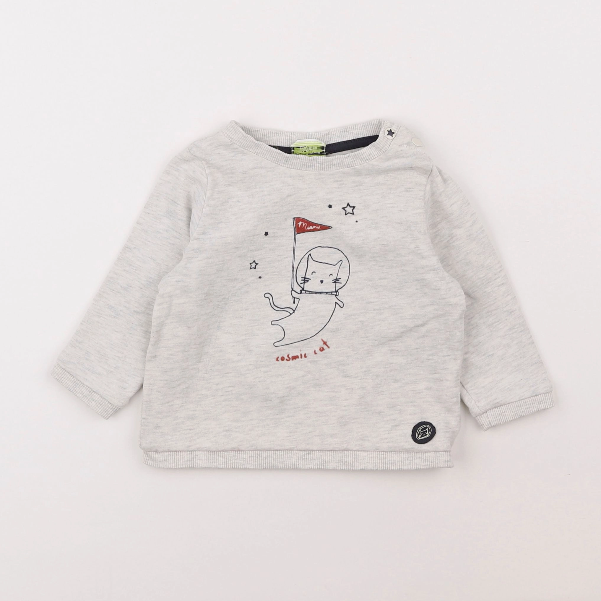 Tape à l'oeil - tee-shirt gris - 12 mois