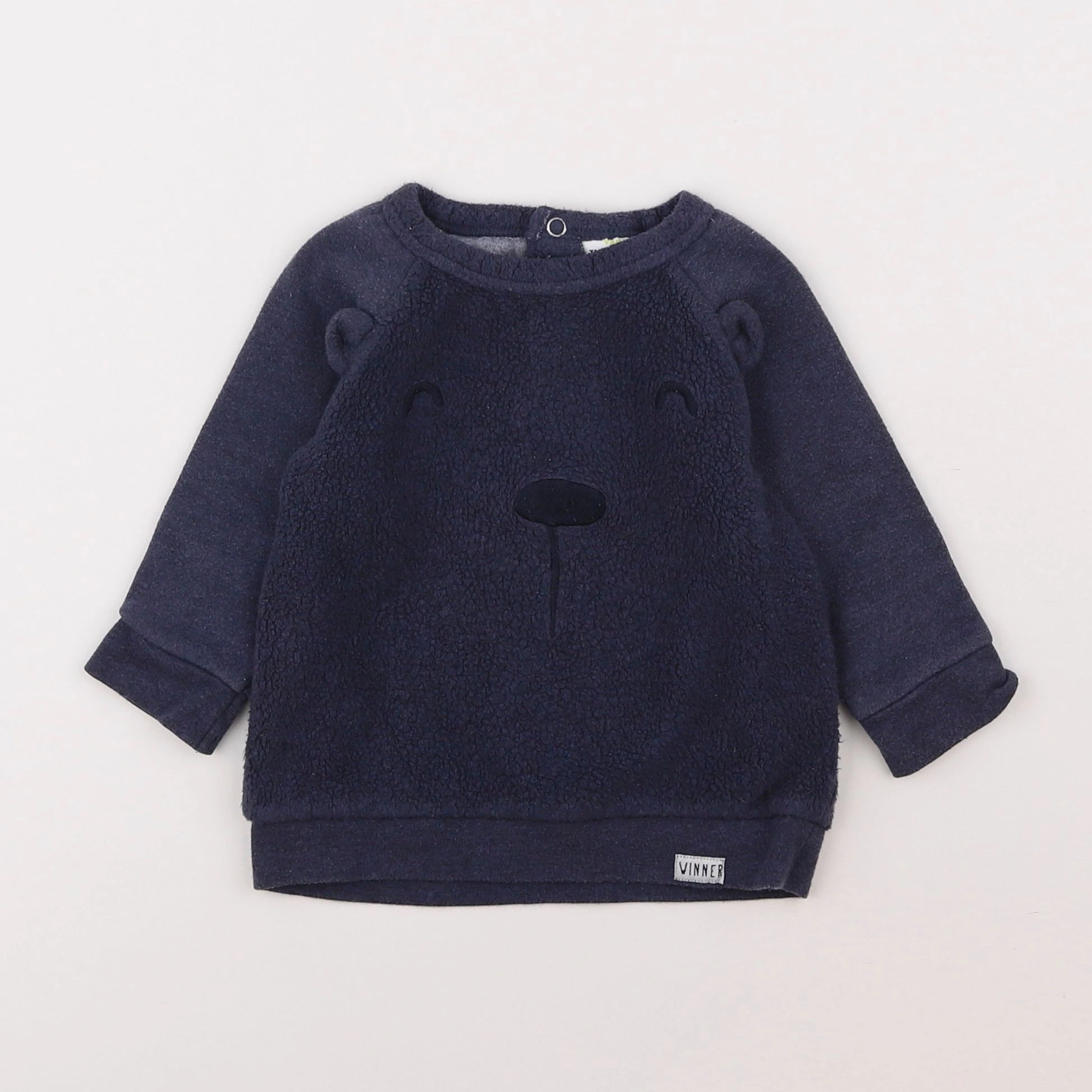 Tape à l'oeil - sweat bleu - 12 mois