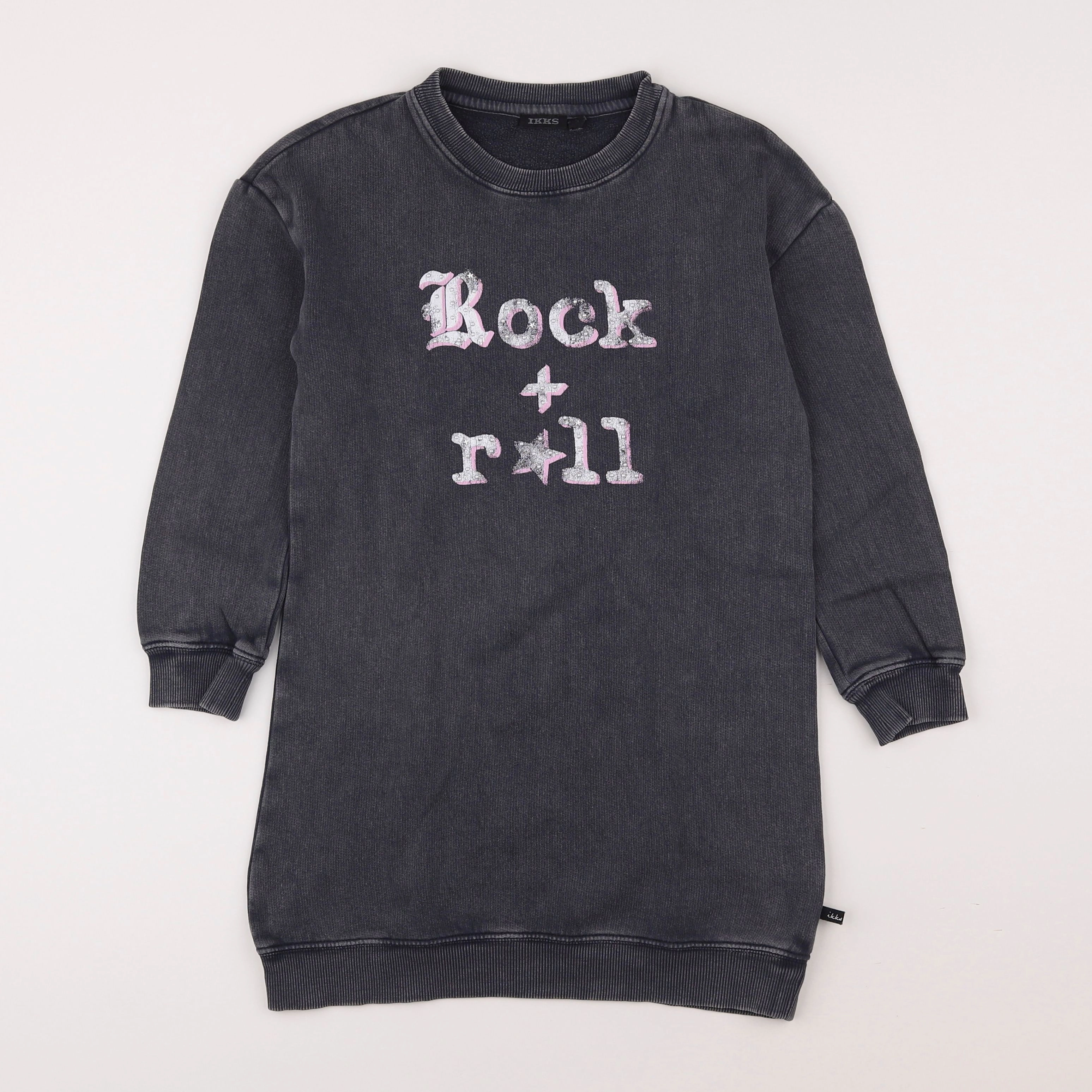 IKKS - robe gris - 8 ans