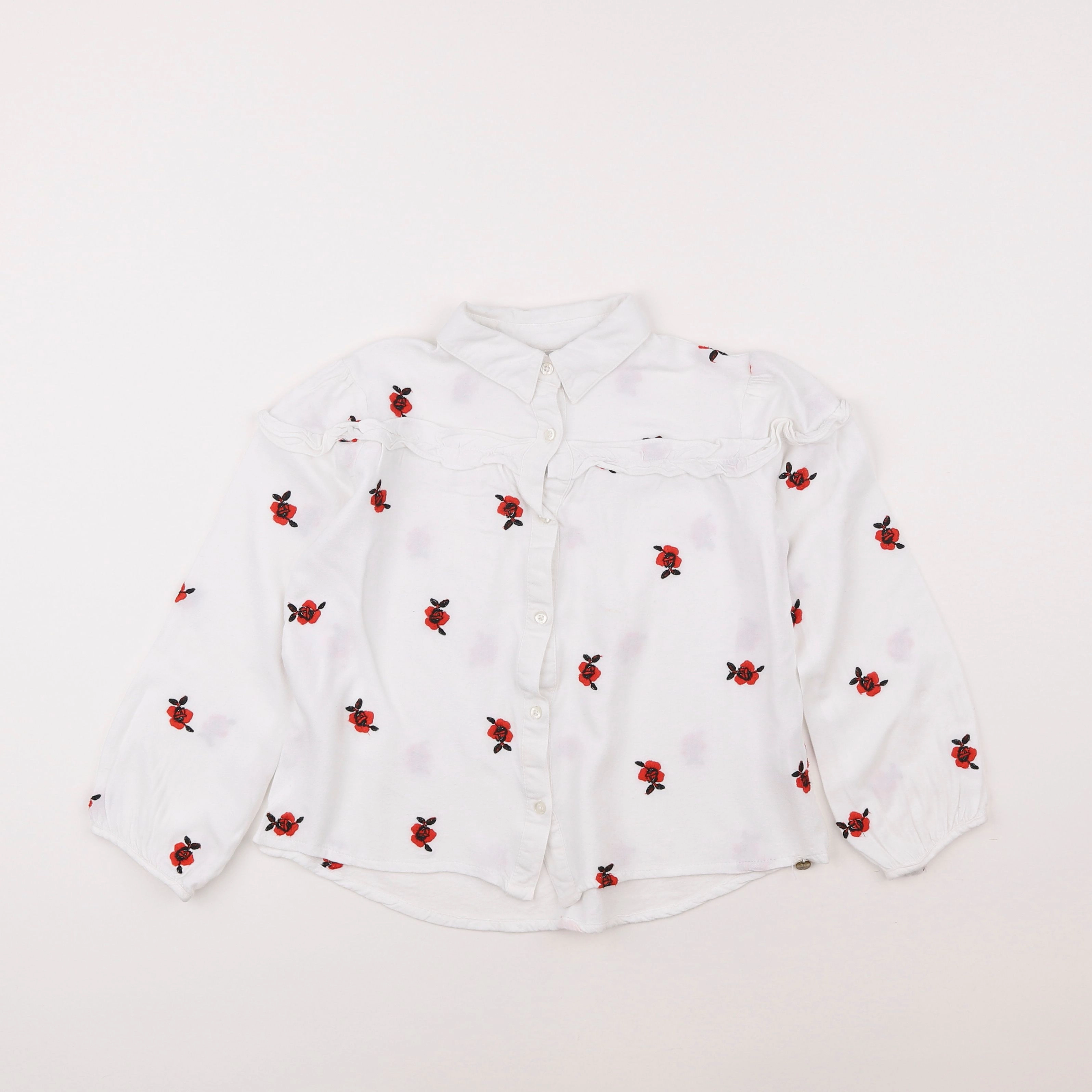 IKKS - blouse blanc - 8 ans