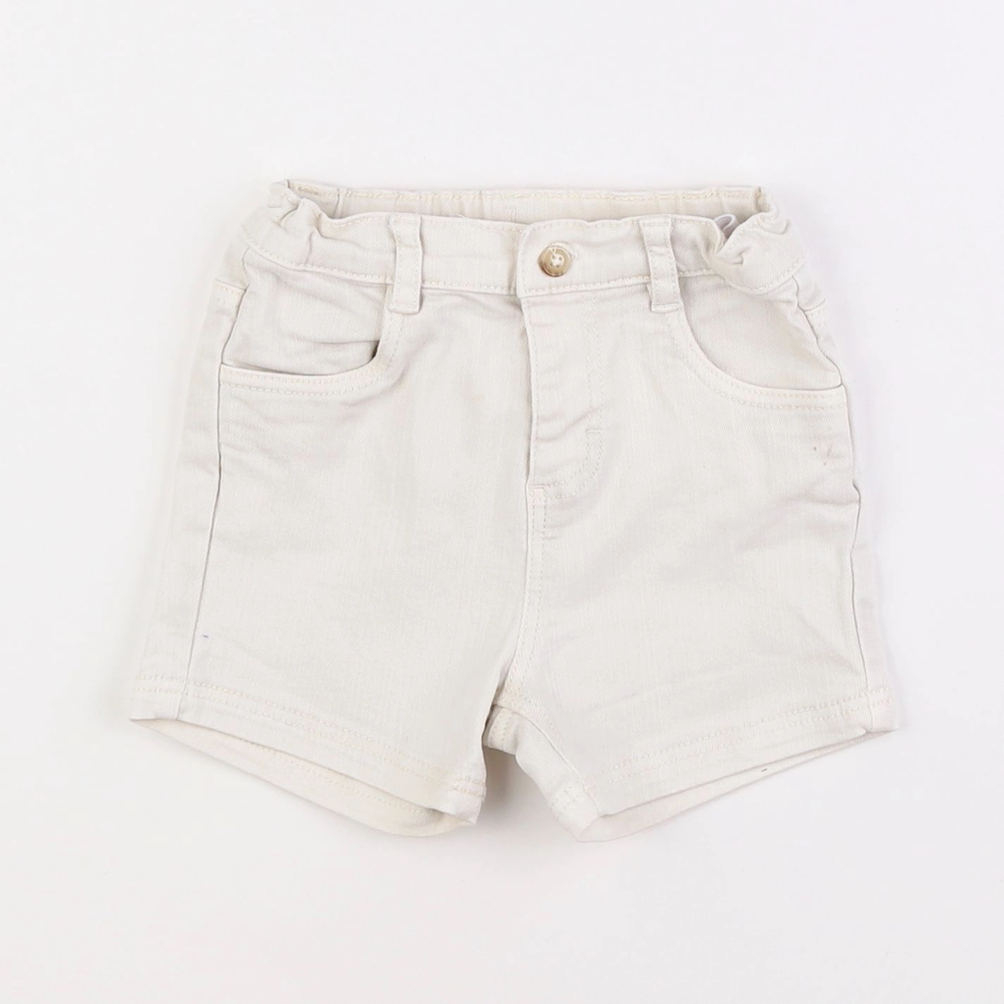 Petit Bateau - short beige - 18 mois