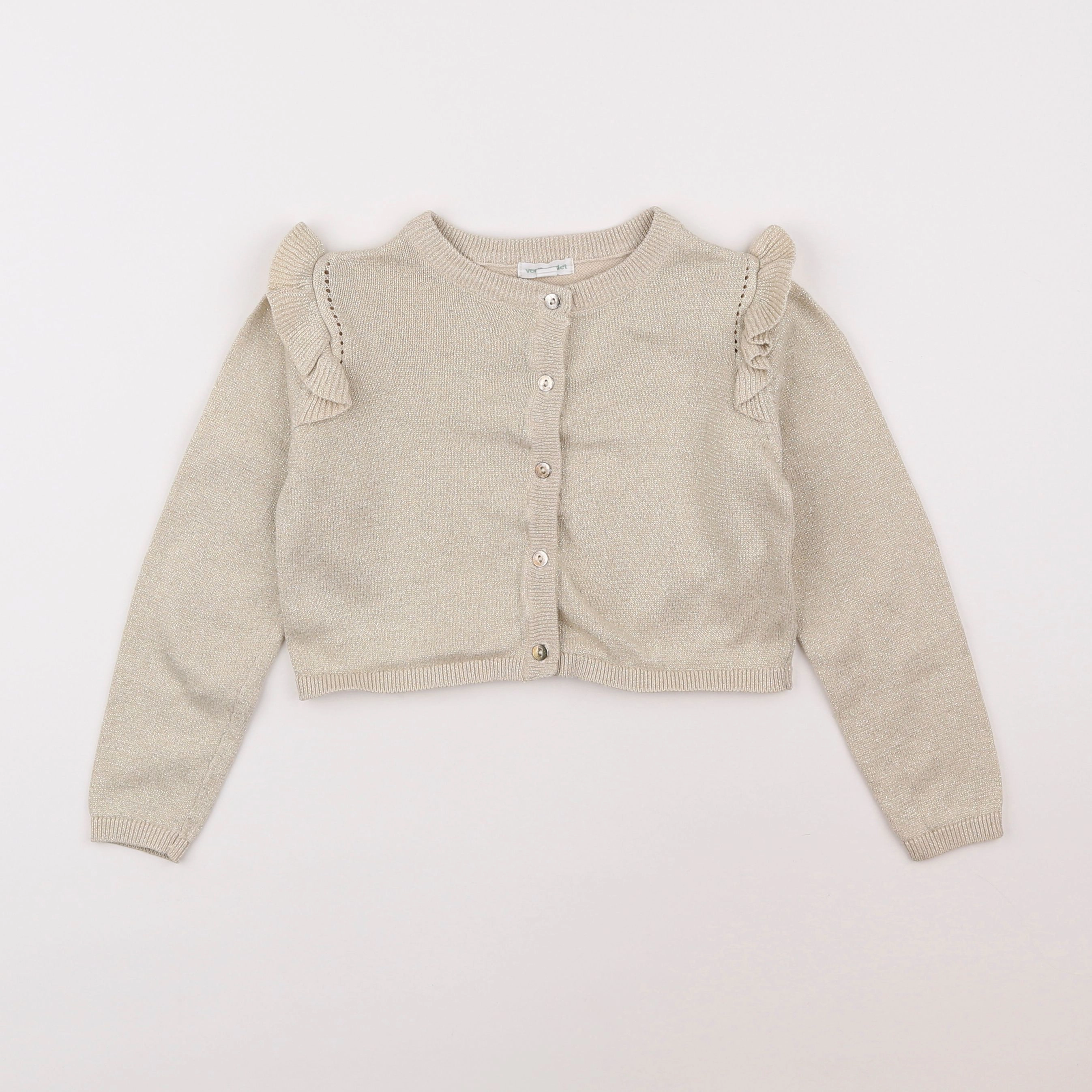 Vertbaudet - gilet or - 5 ans