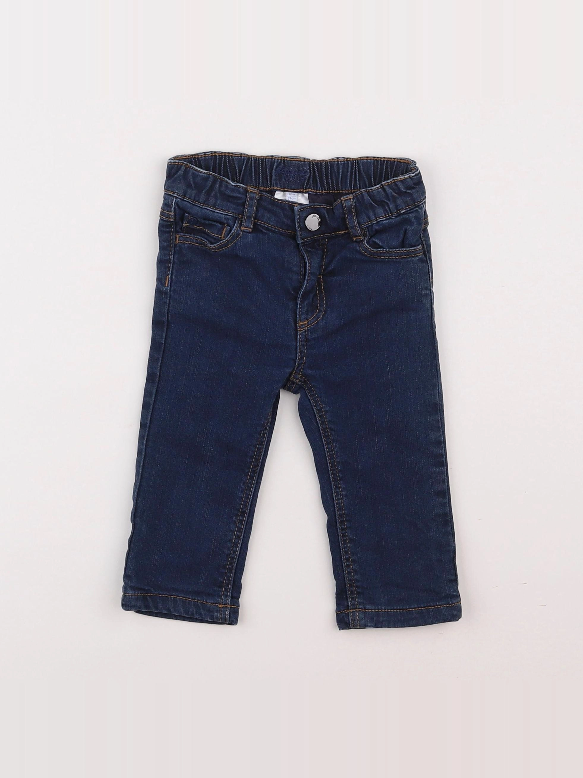Jacadi - jean bleu - 12 mois