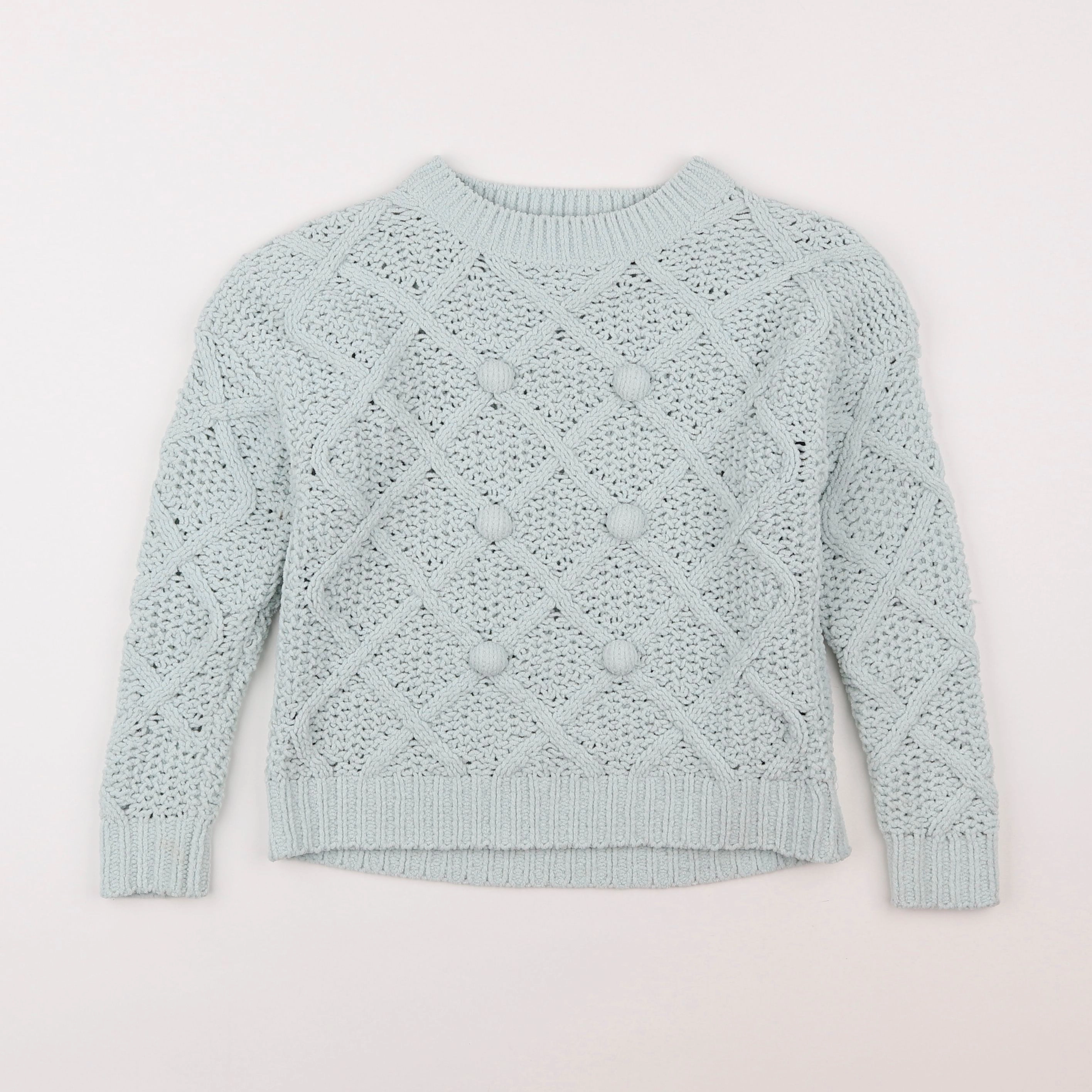 Vertbaudet - pull bleu - 8 ans