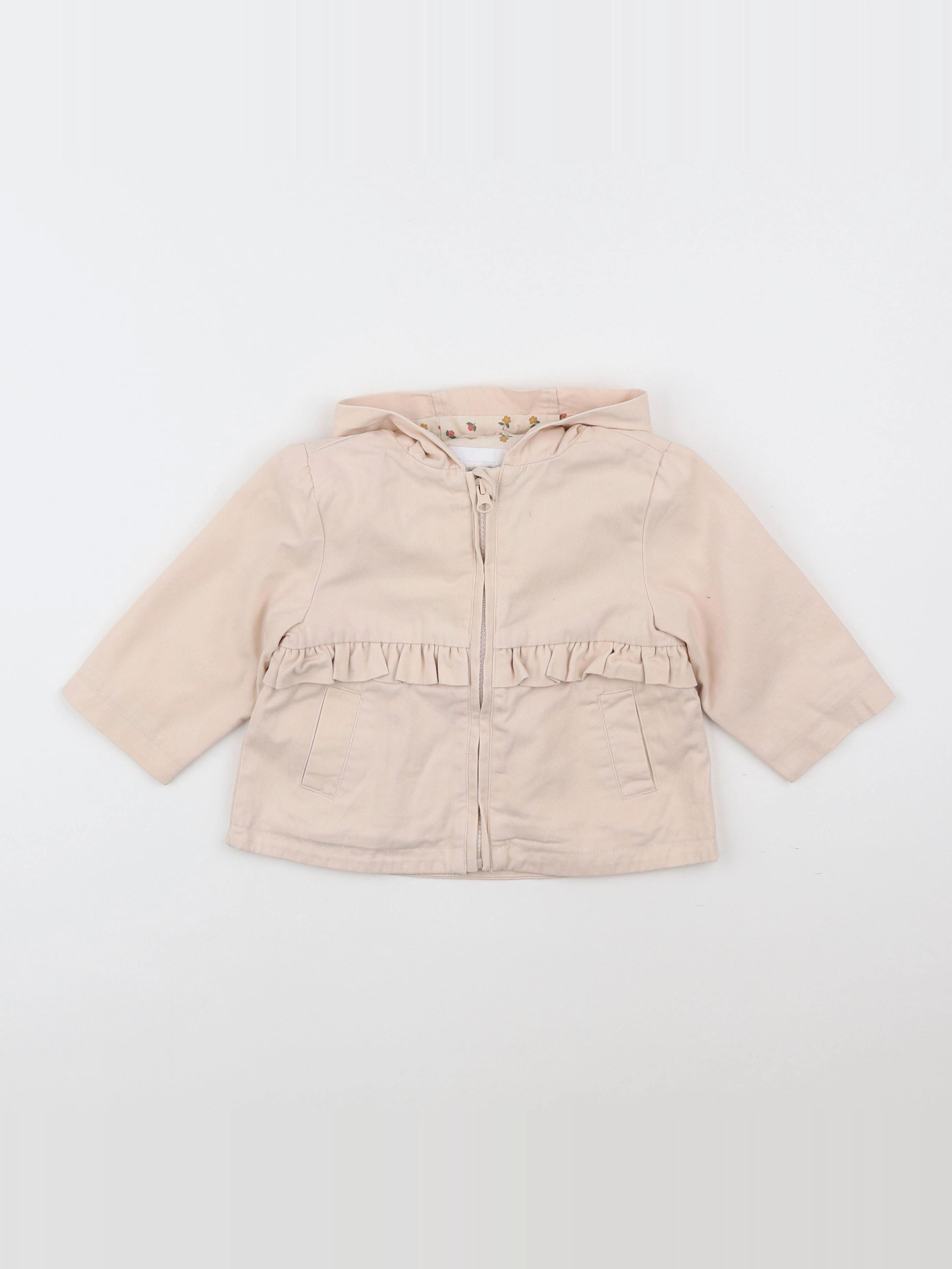 Vertbaudet - veste beige - 12 mois