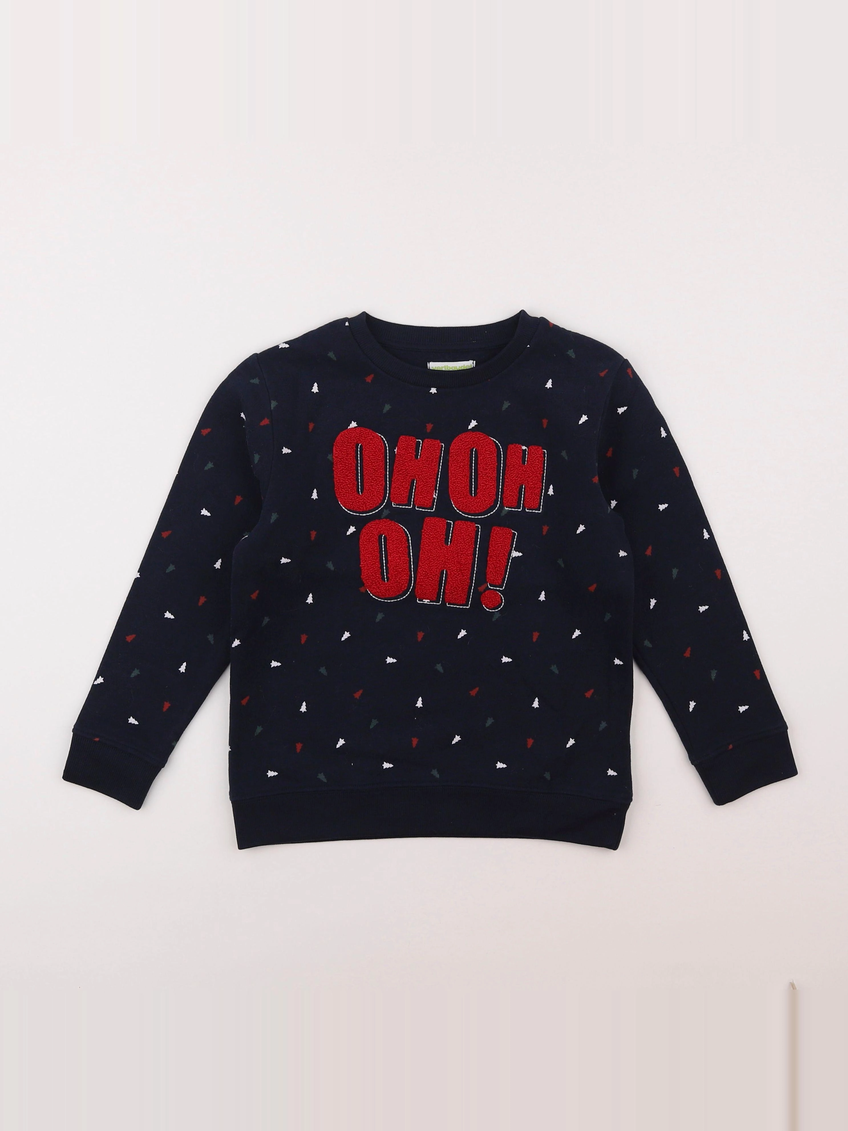 Vertbaudet - sweat bleu - 8 ans