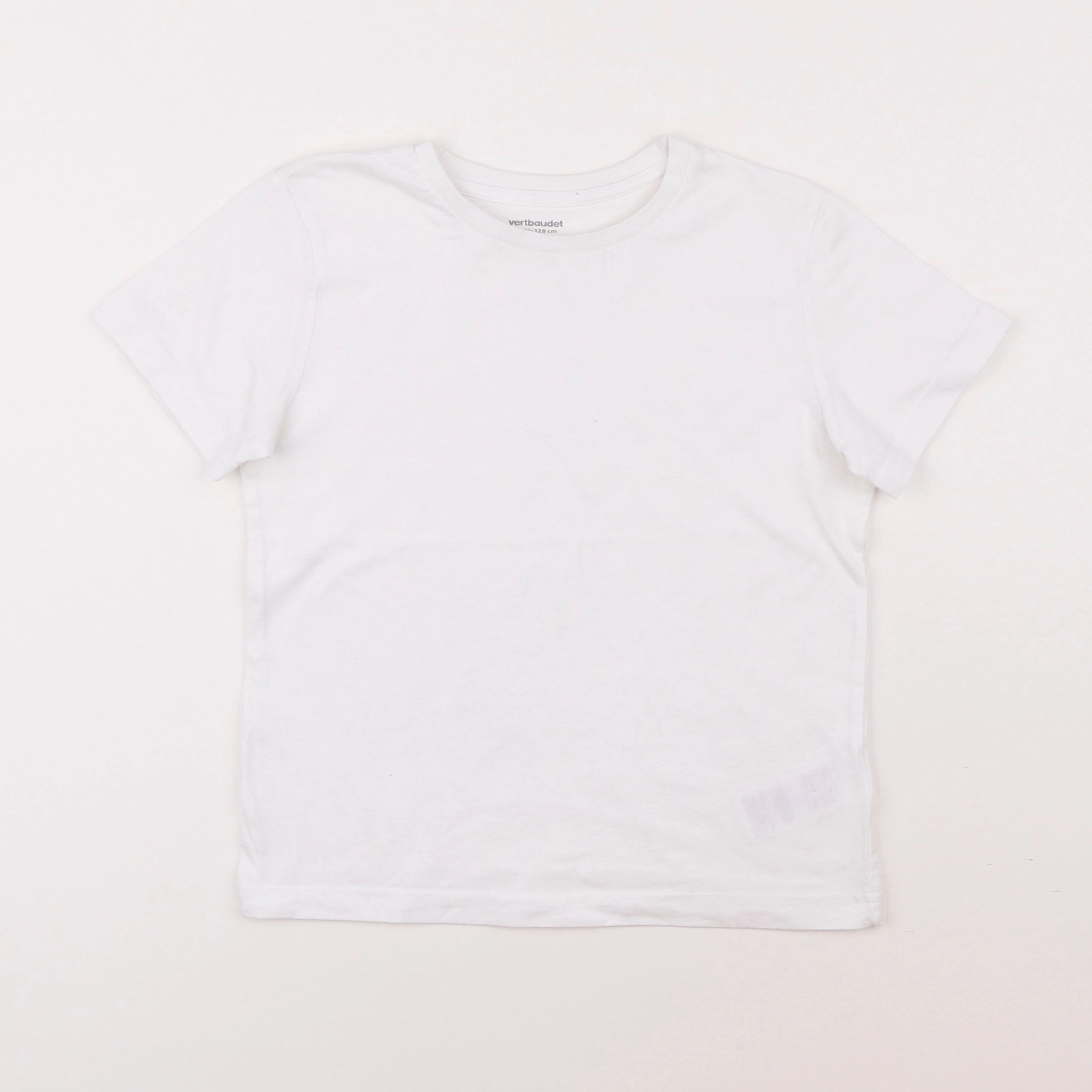 Vertbaudet - tee-shirt blanc - 8 ans