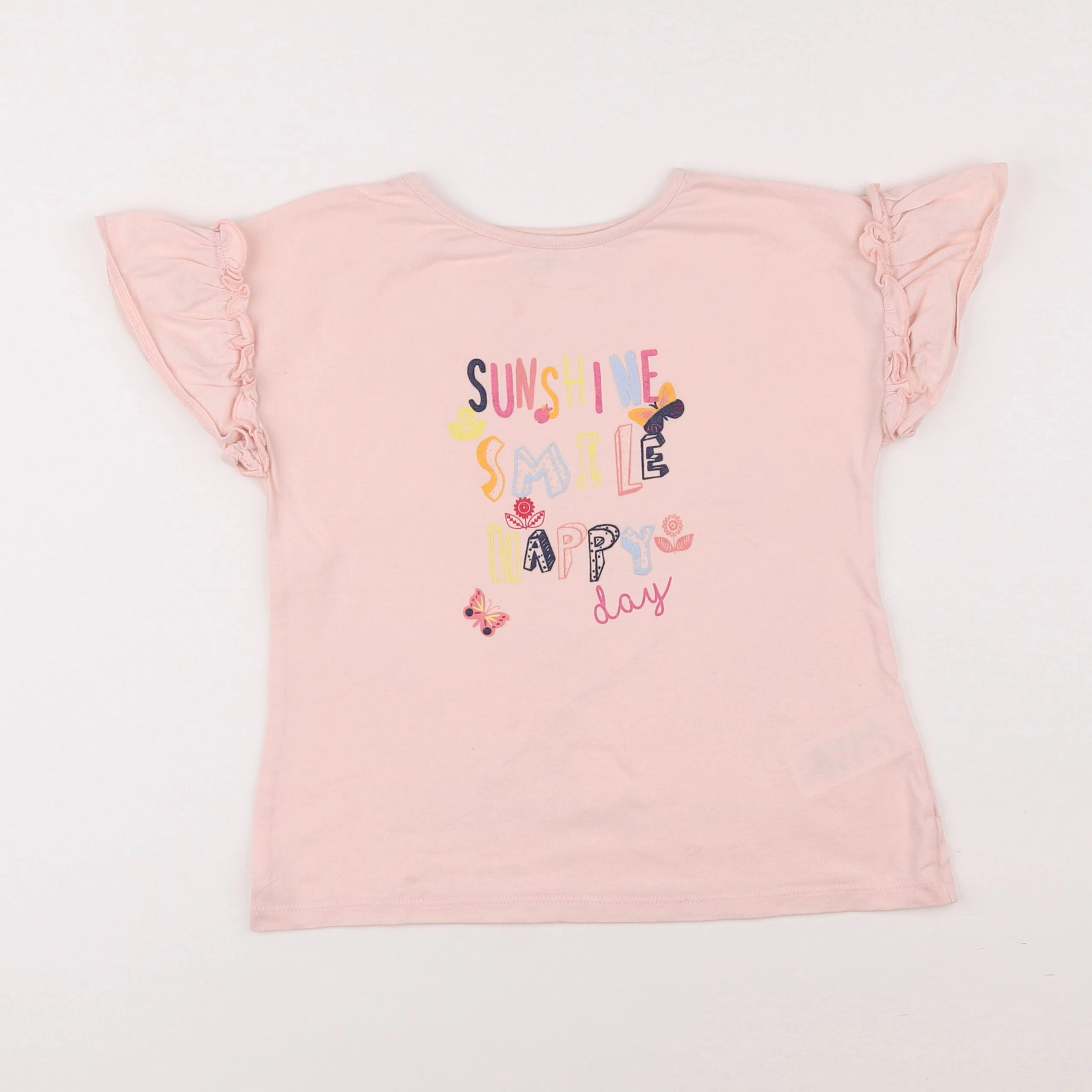 Vertbaudet - tee-shirt rose - 8 ans