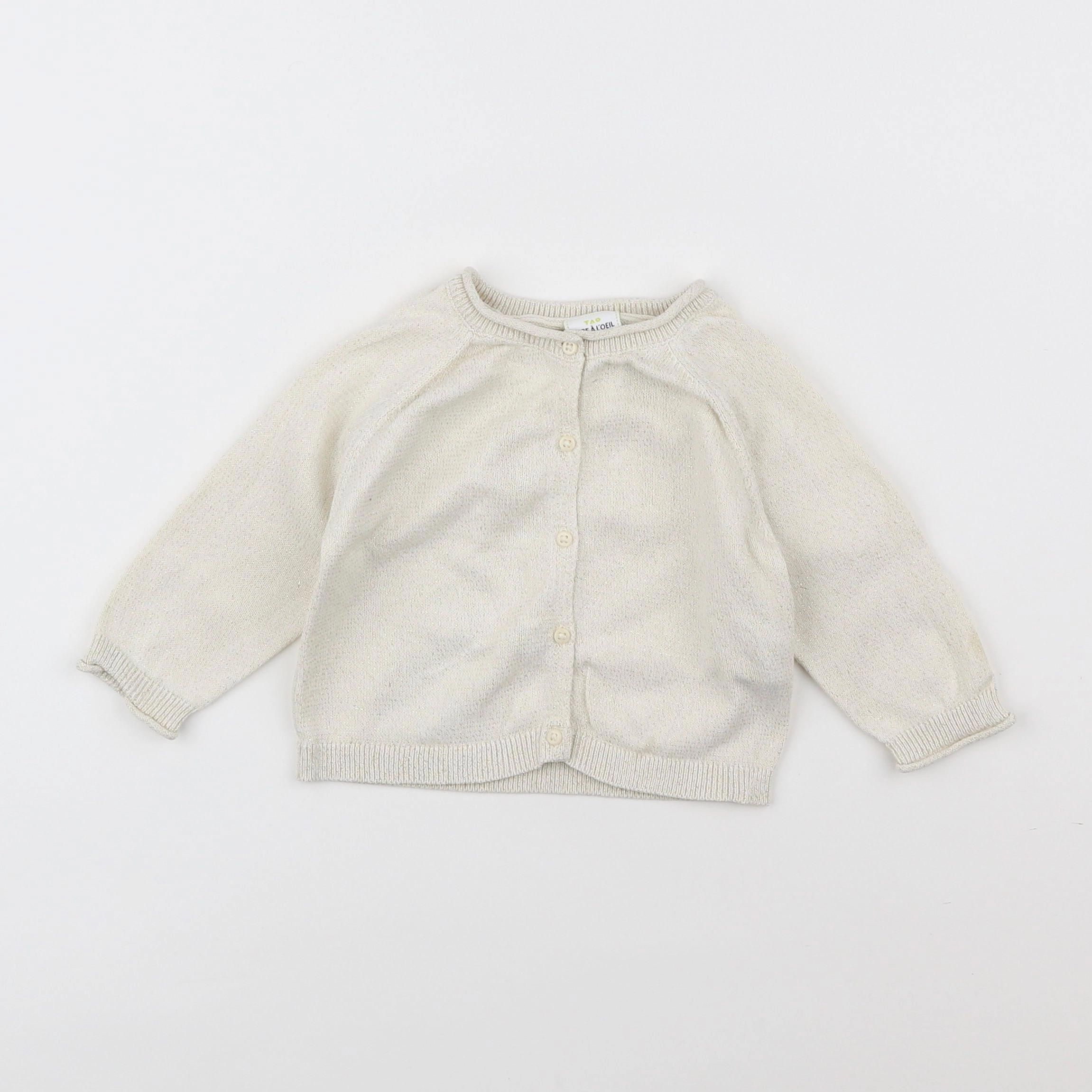 Tape à l'oeil - gilet or - 12 mois