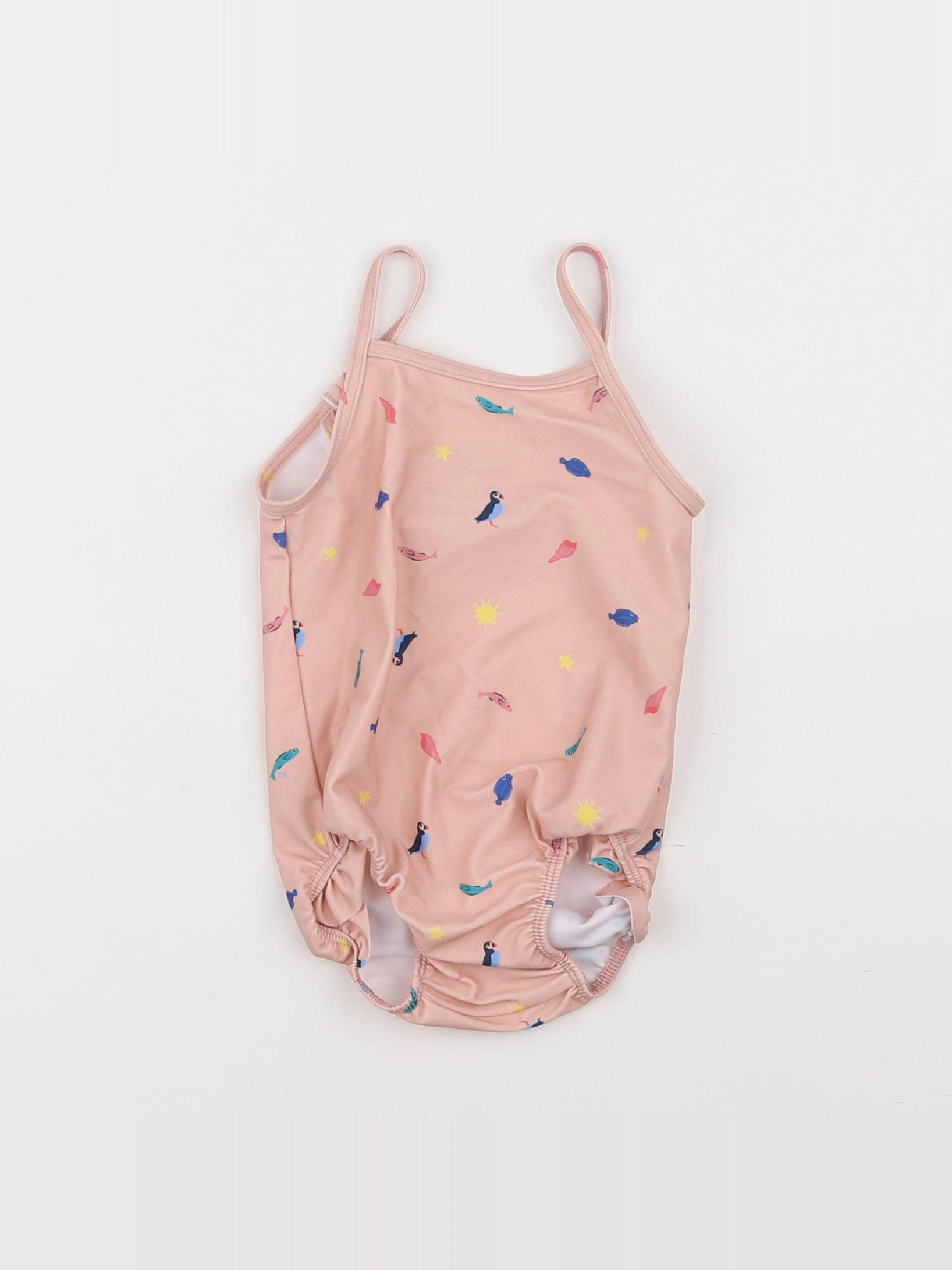 Petit Bateau - maillot de bain rose - 12 mois