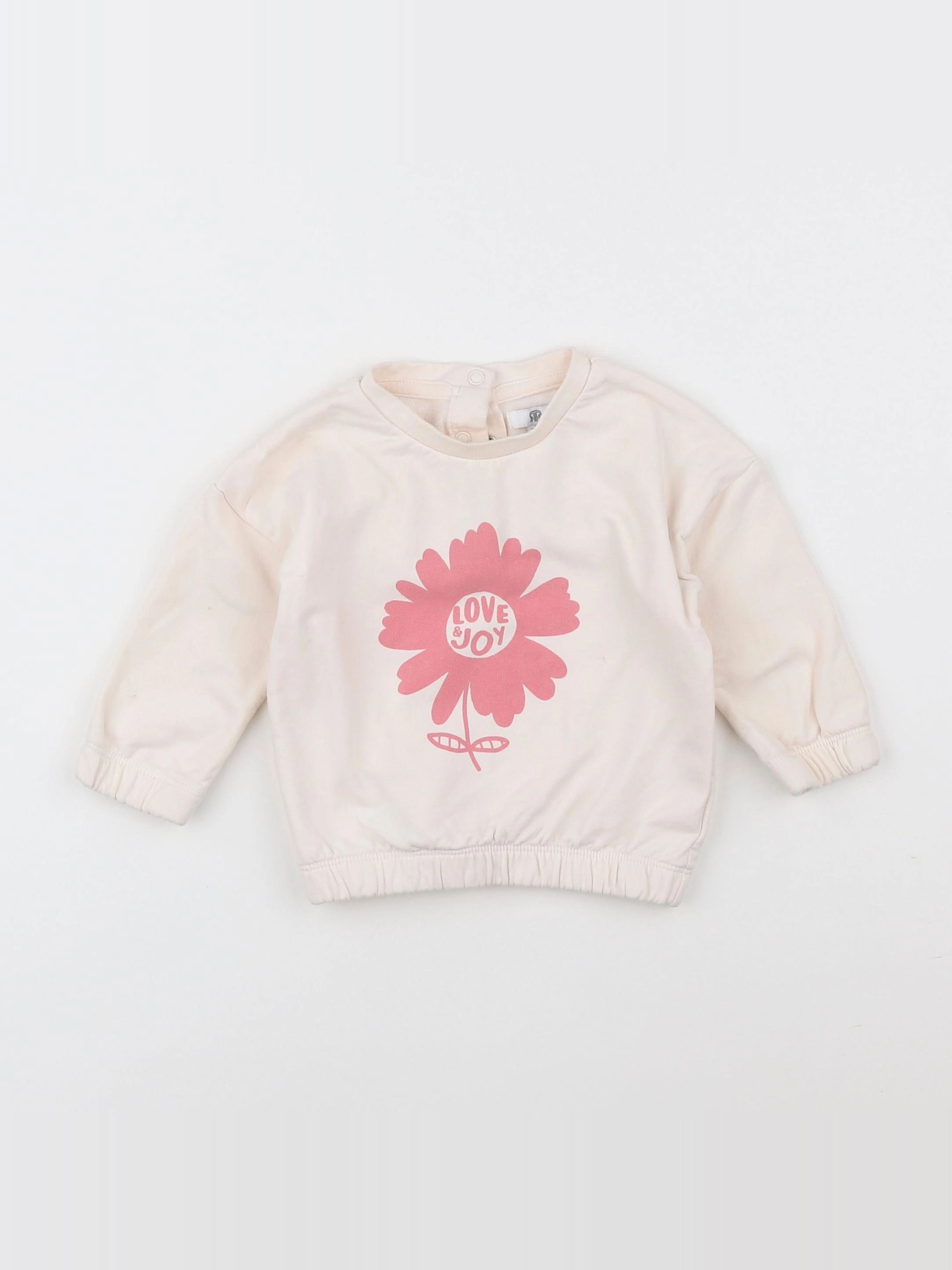 La Redoute - sweat beige - 12 mois