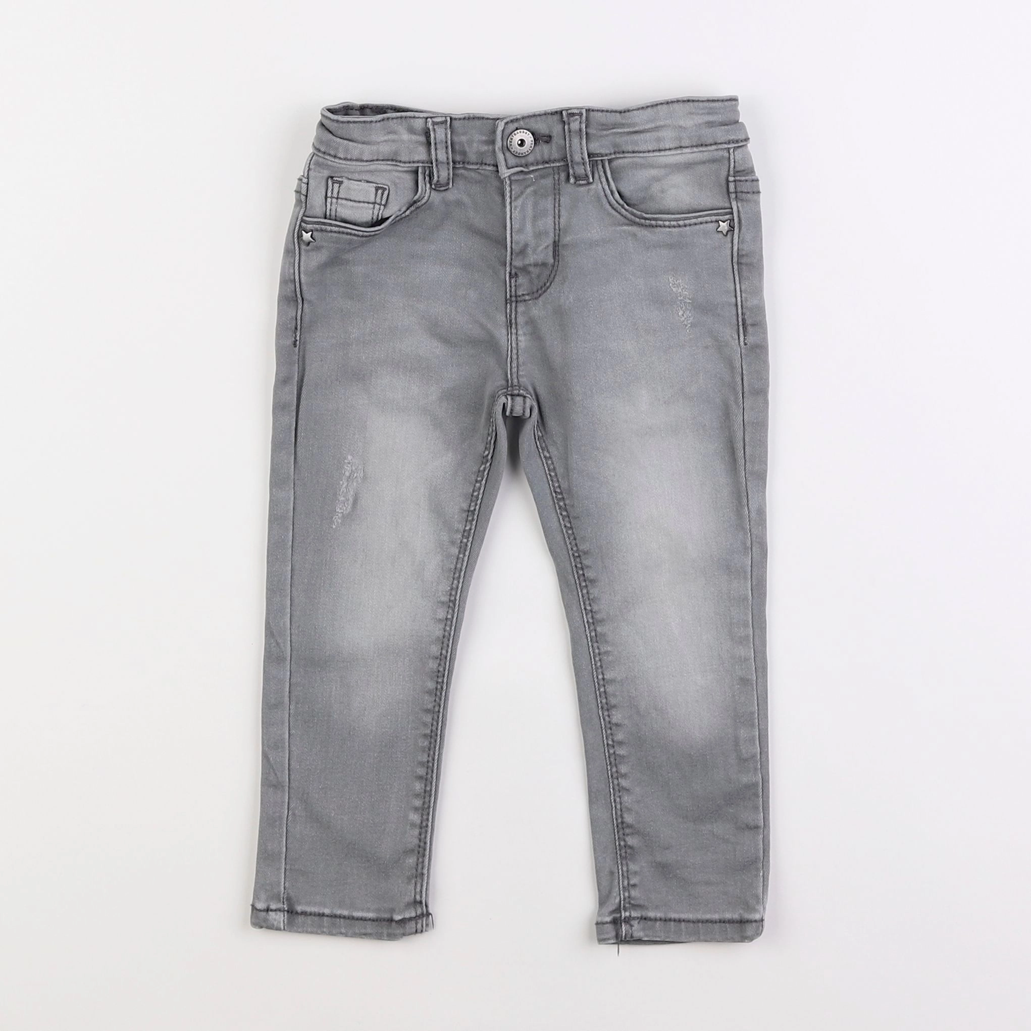 Vertbaudet - jean gris - 2 ans