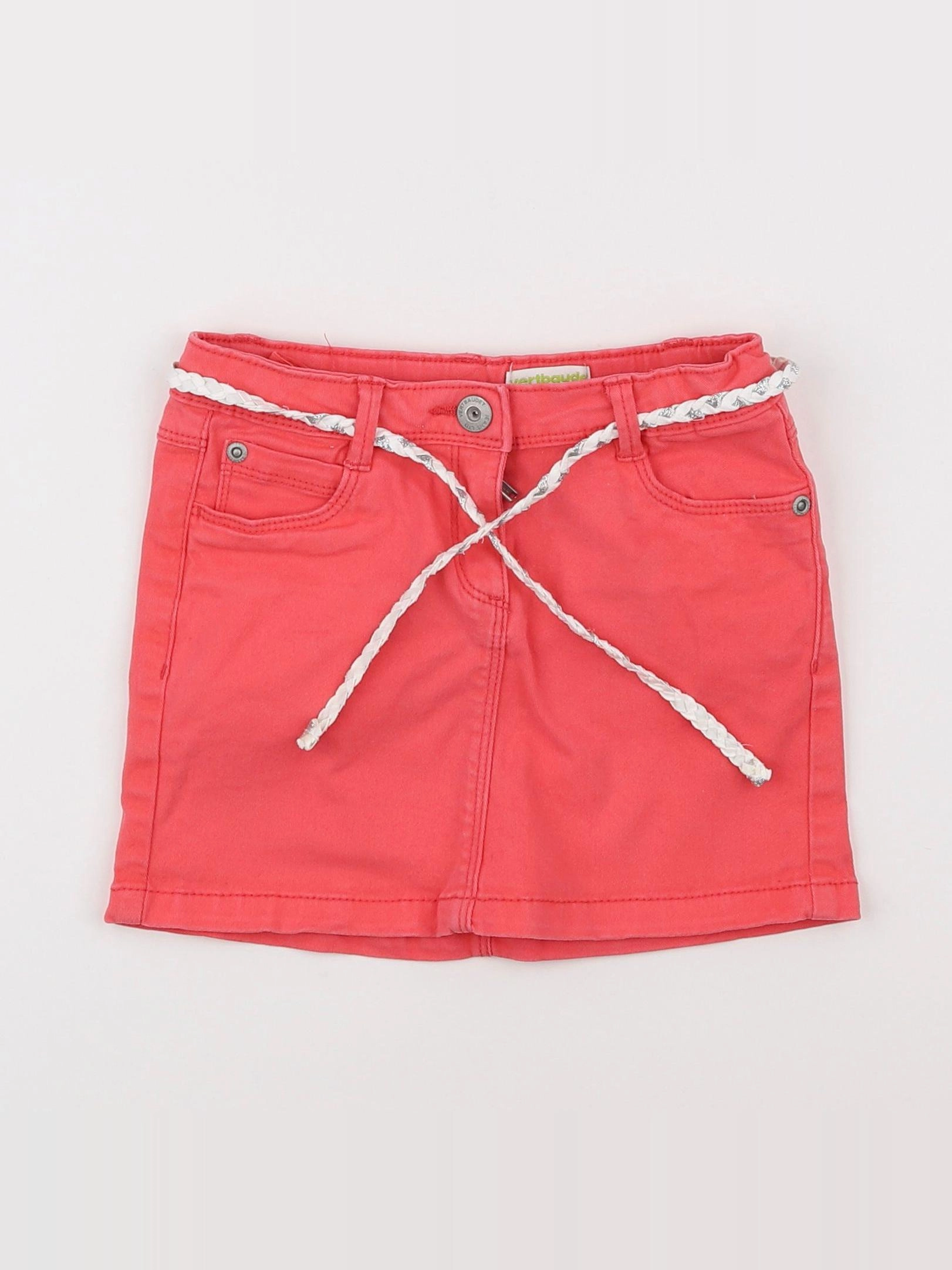 Vertbaudet - jupe rouge - 5 ans
