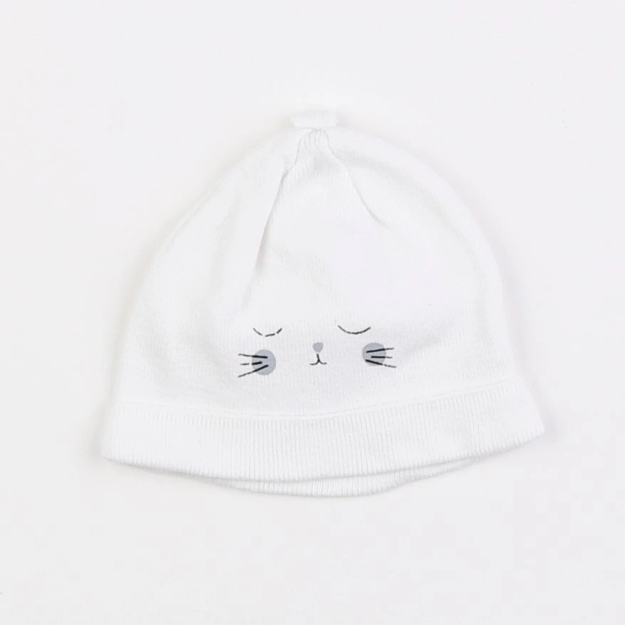 Vertbaudet - bonnet de naissance blanc - 0/1 mois