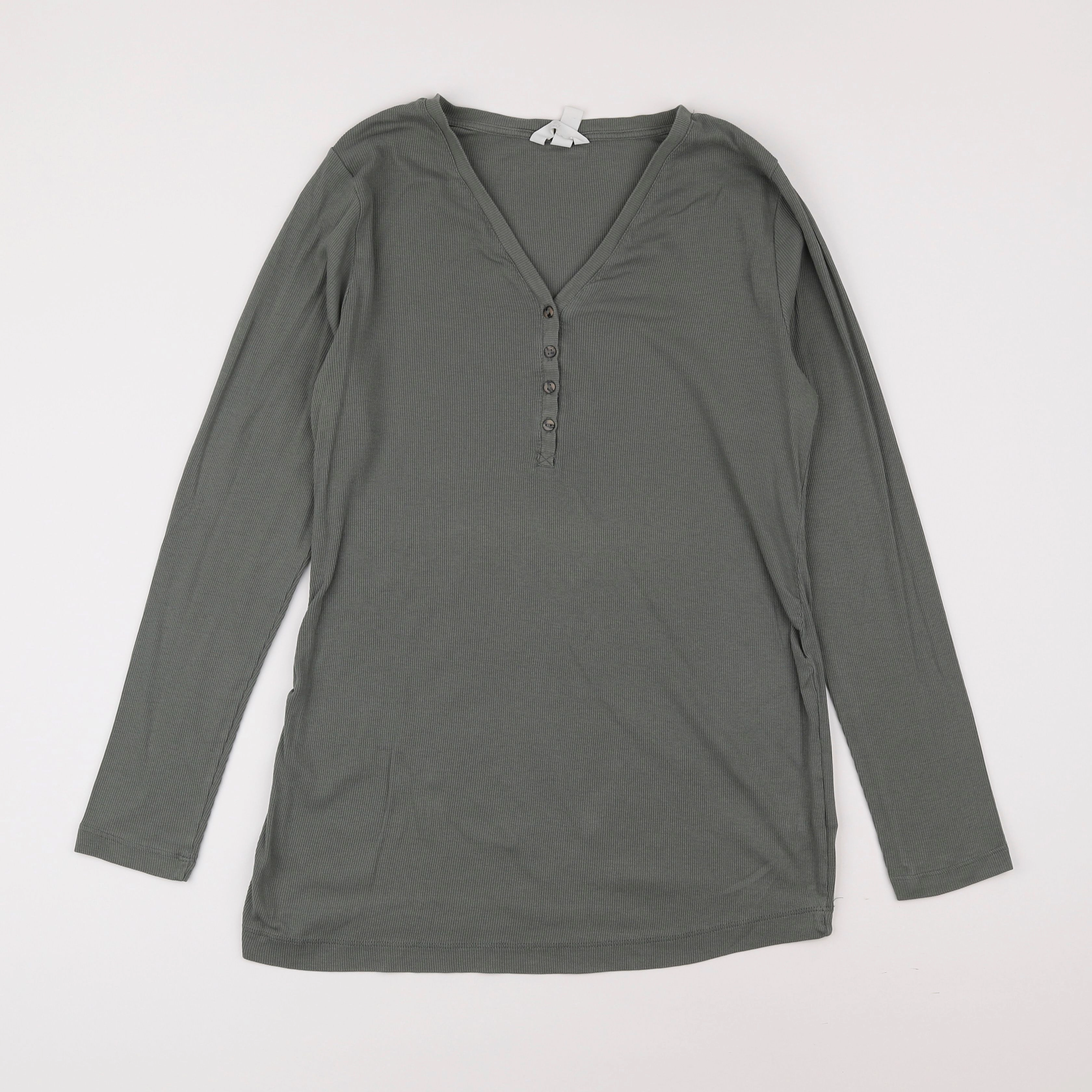 H&M - tee-shirt grossesse vert - xl