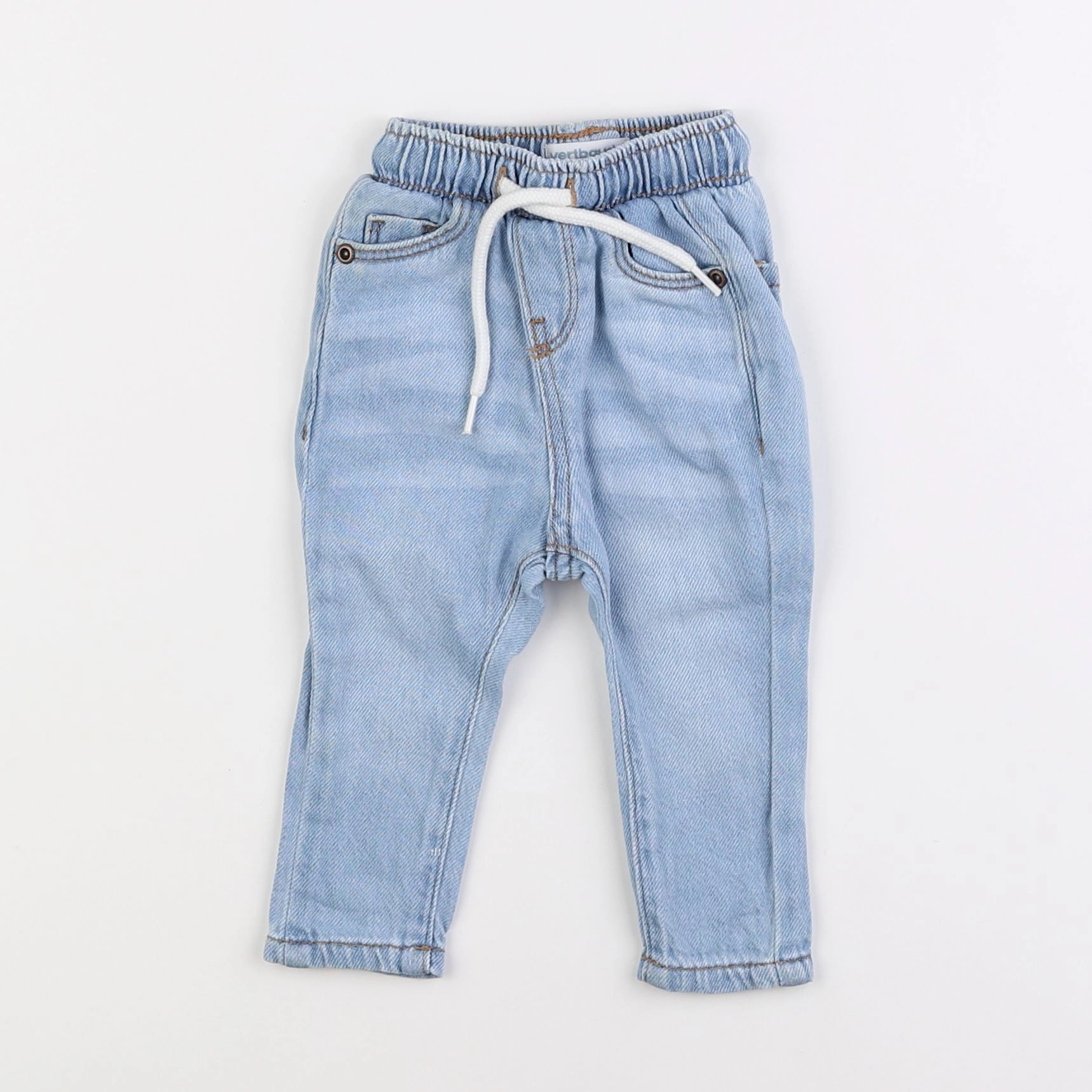 Vertbaudet - jean bleu - 3 mois