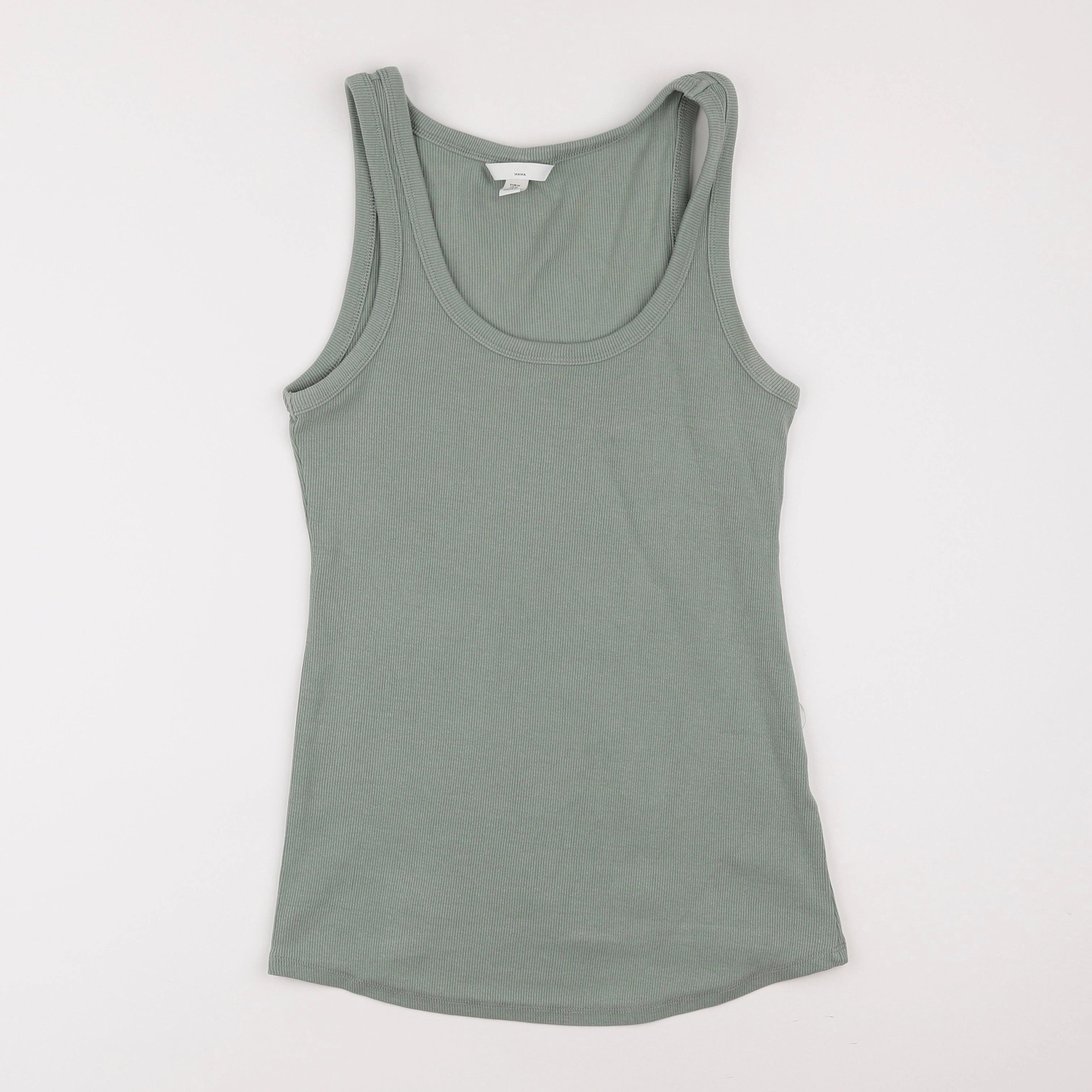 H&M - tee-shirt grossesse vert - m