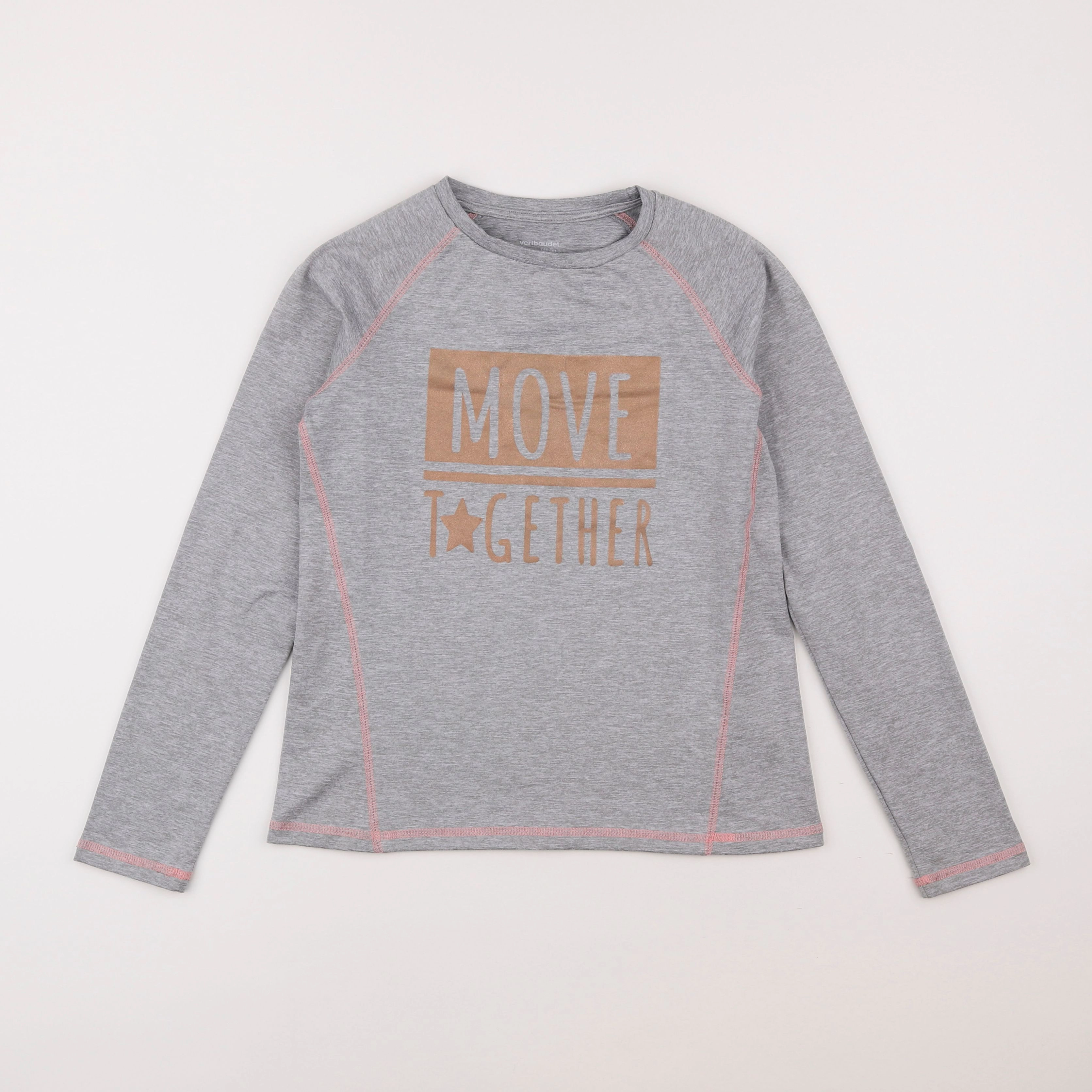 Vertbaudet - tee-shirt gris - 10 ans