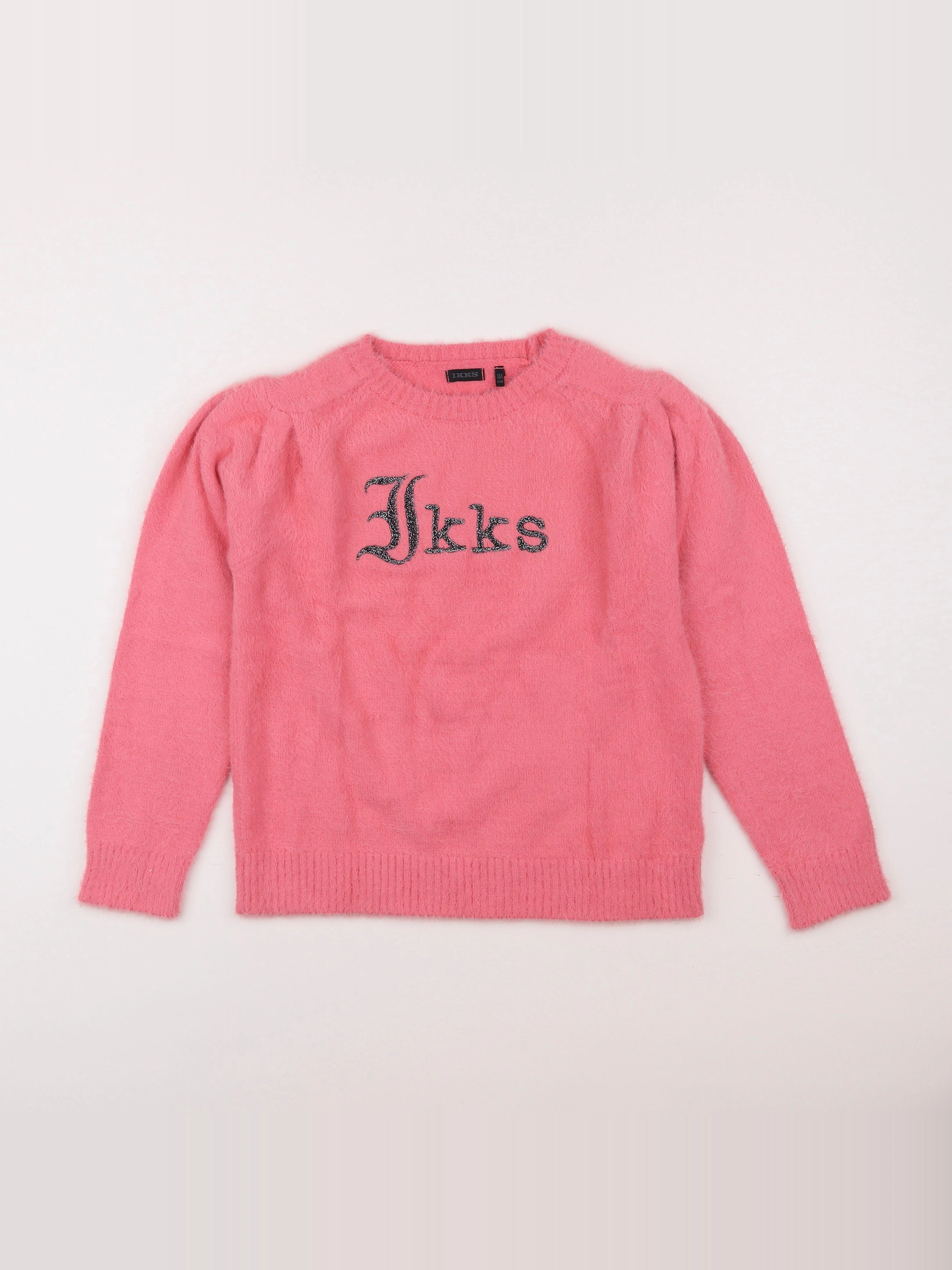 IKKS - pull rose - 10 ans
