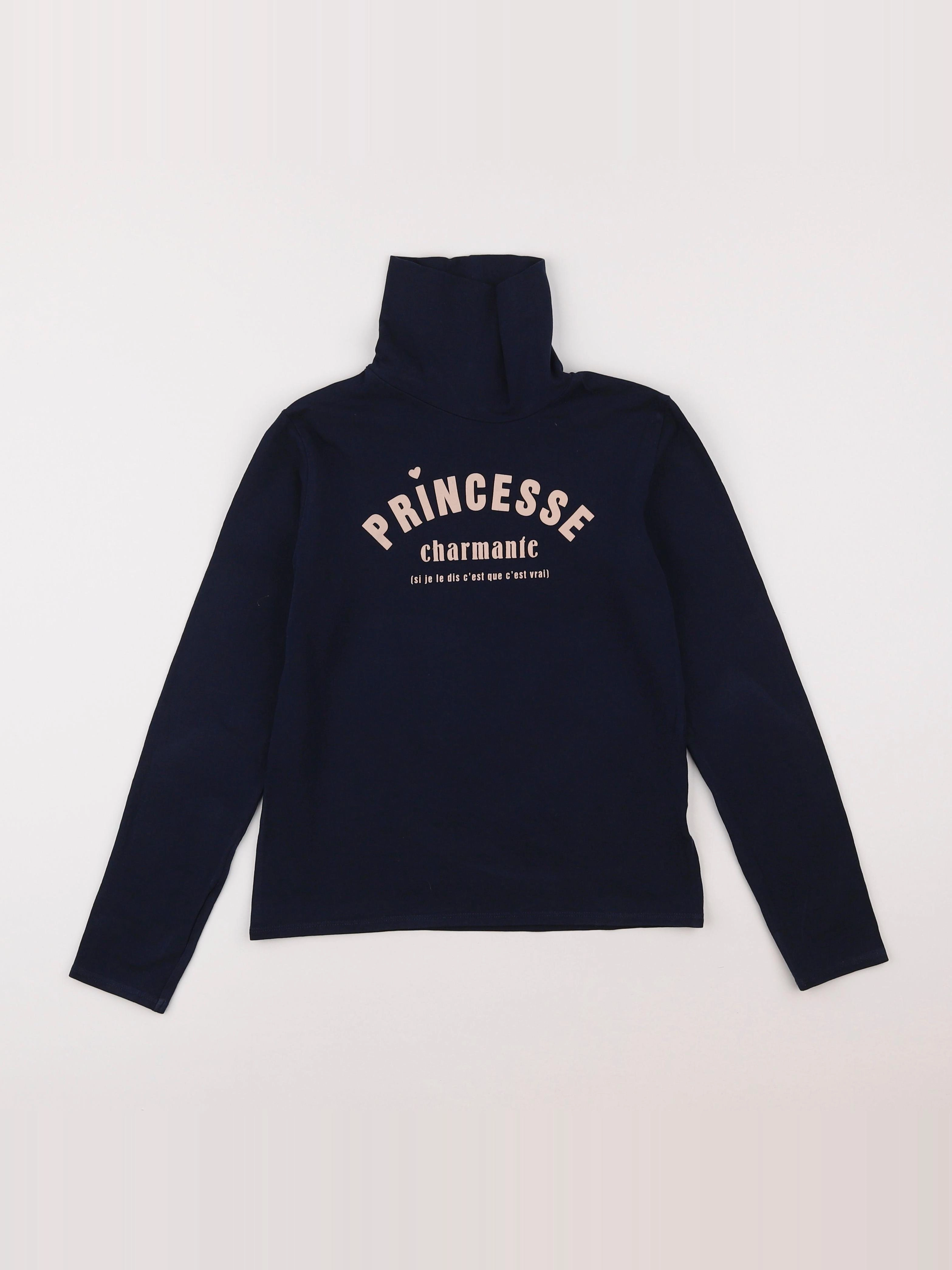 Vertbaudet - sous-pull bleu - 10 ans