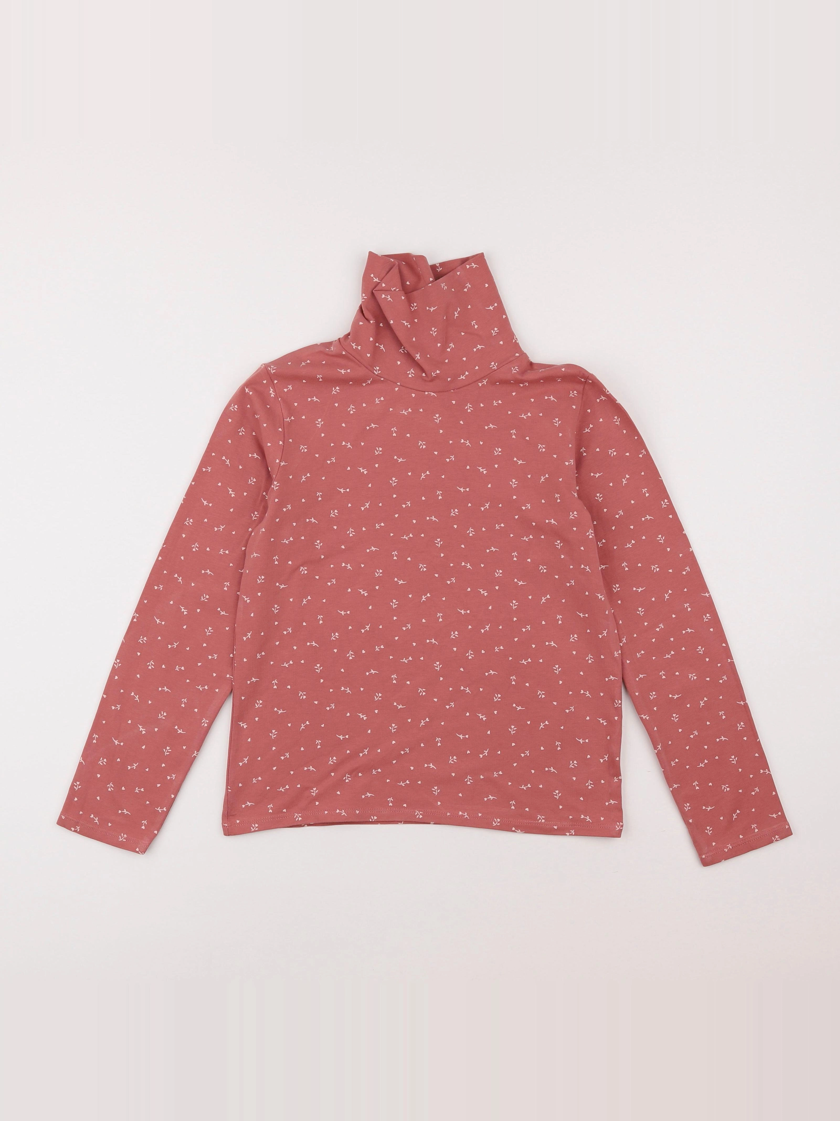 Vertbaudet - sous-pull rose - 10 ans