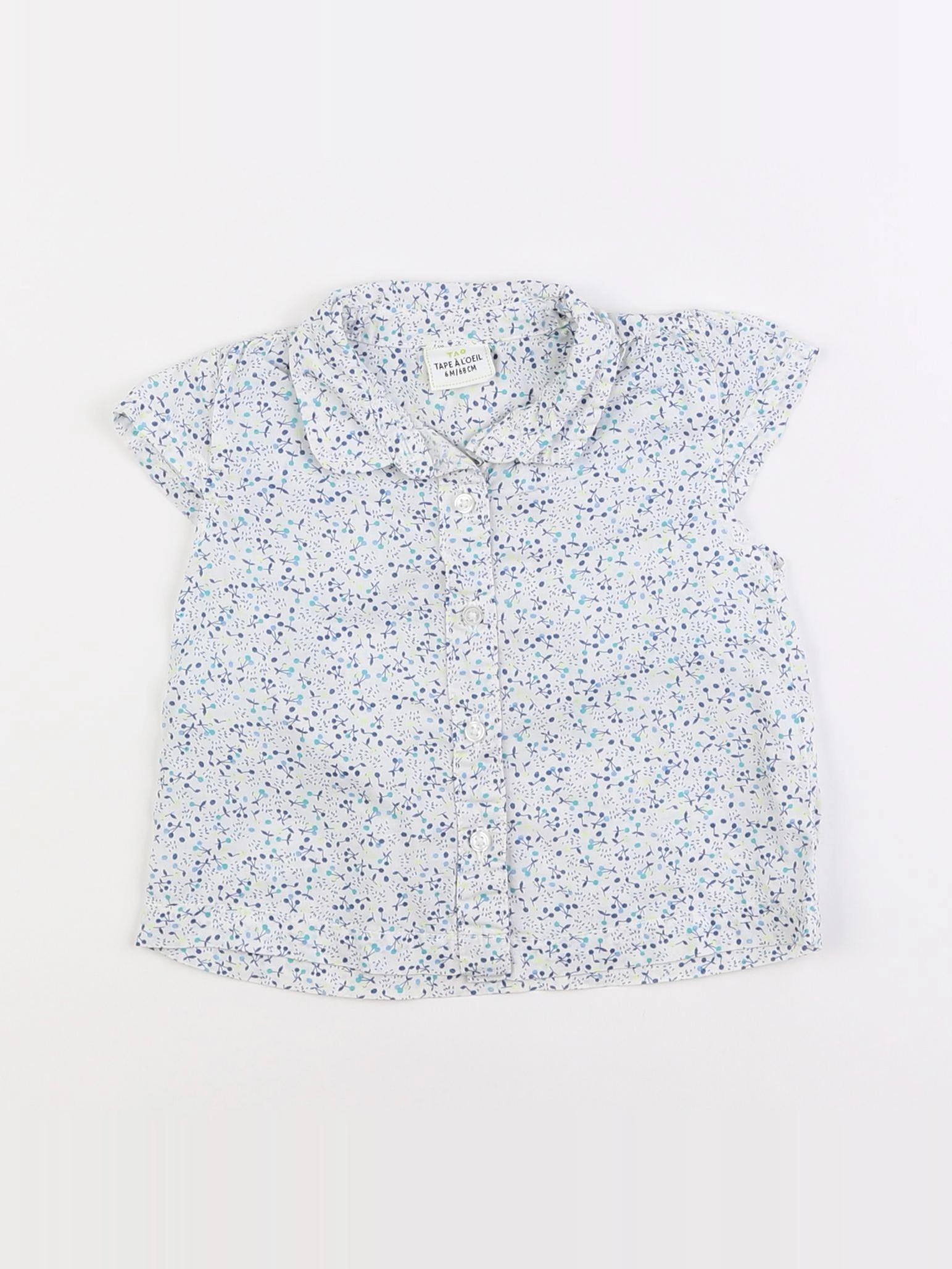 Tape à l'oeil - blouse bleu - 6 mois