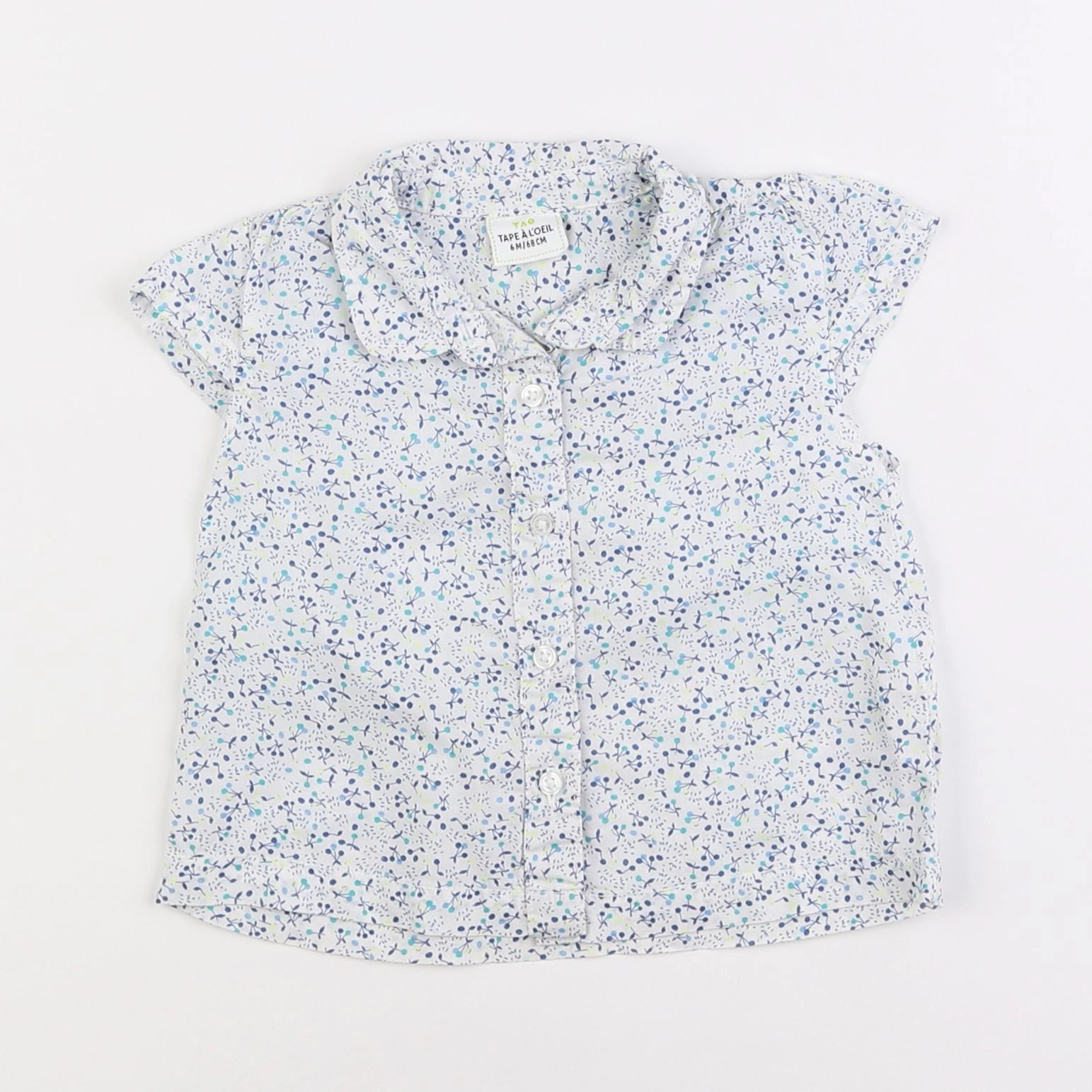 Tape à l'oeil - blouse bleu - 6 mois