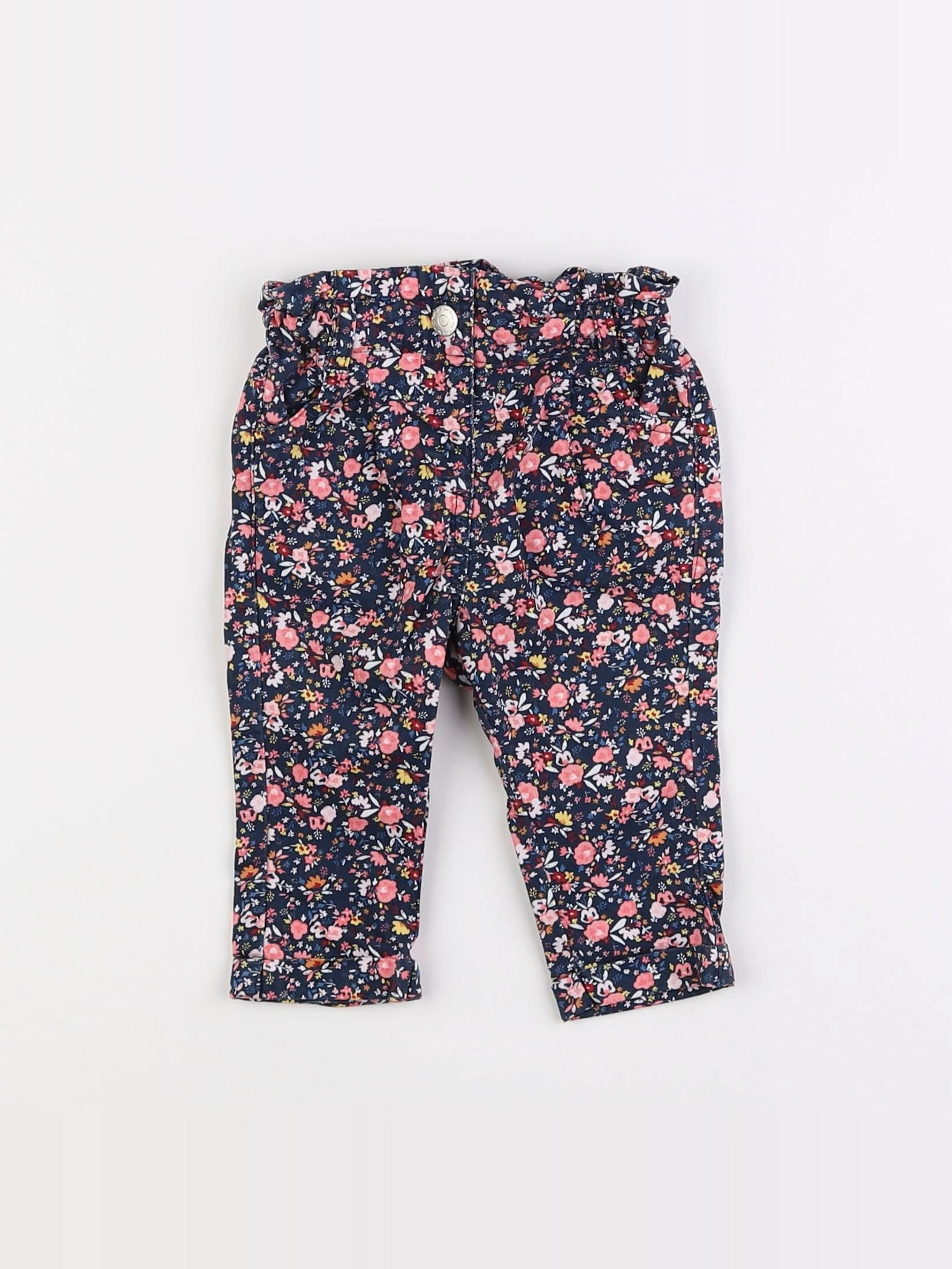 Tape à l'oeil - pantalon bleu - 6 mois
