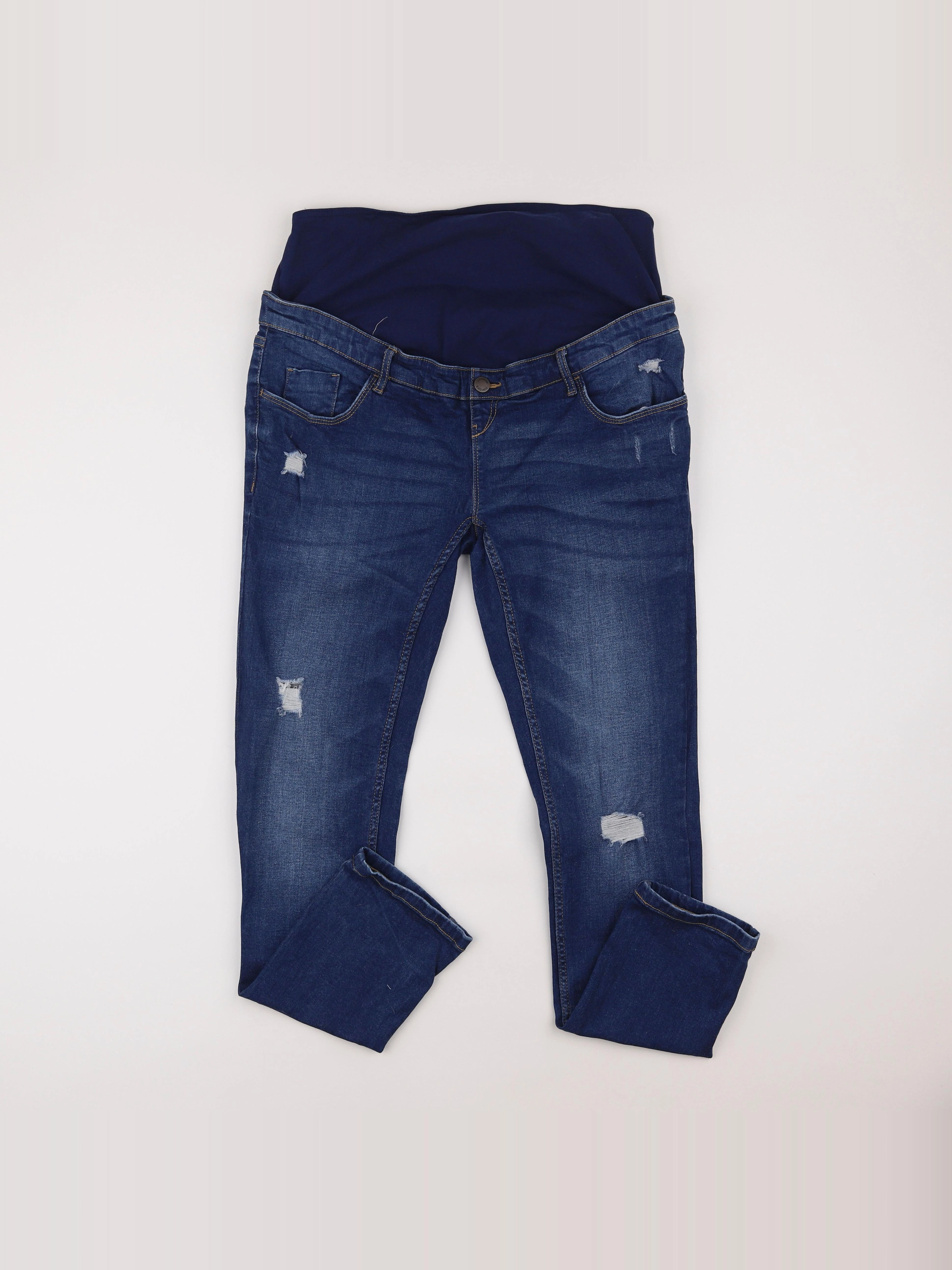 Kiabi - jean grossesse bleu - 40