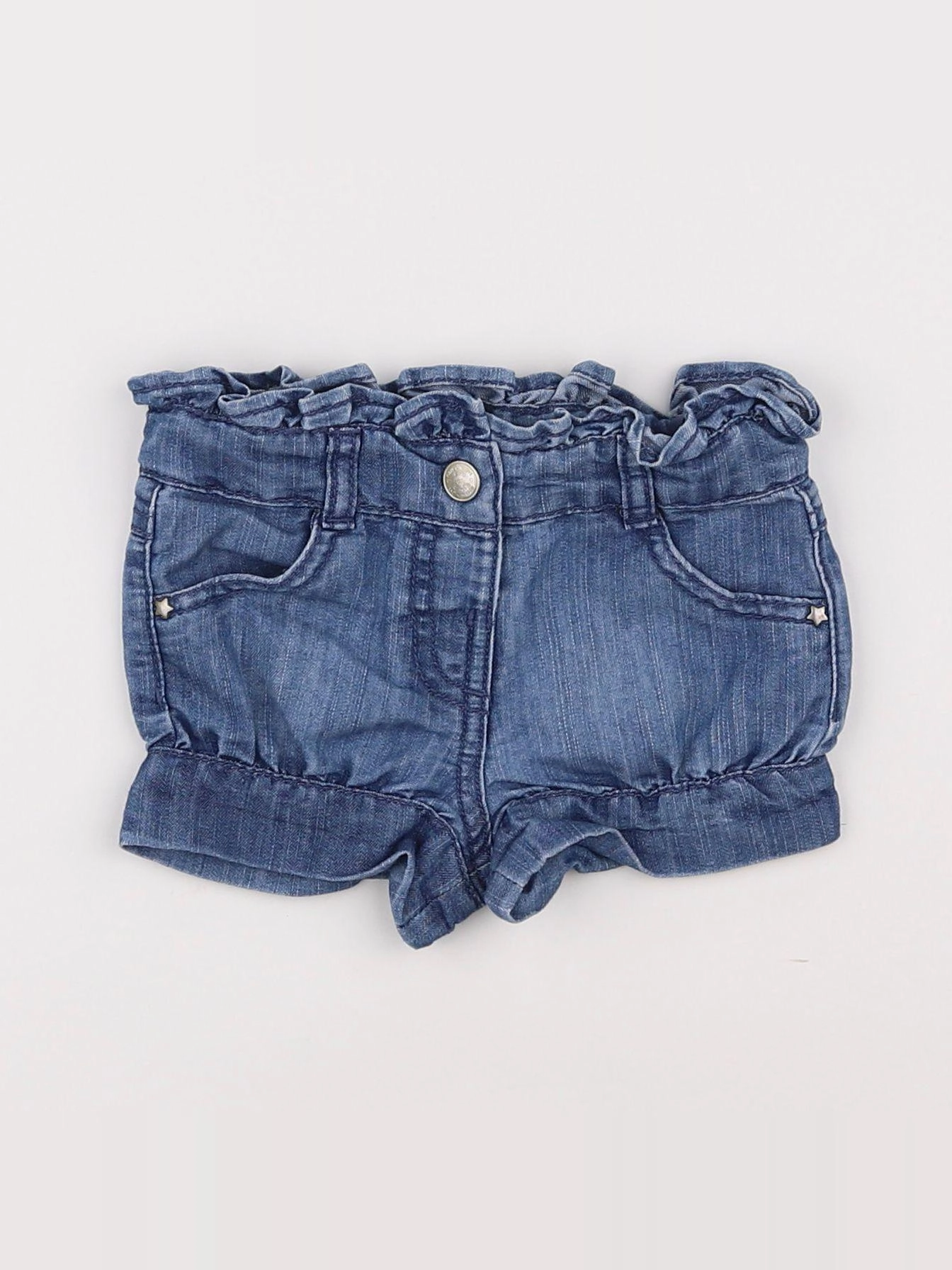 Tape à l'oeil - short bleu - 12 mois