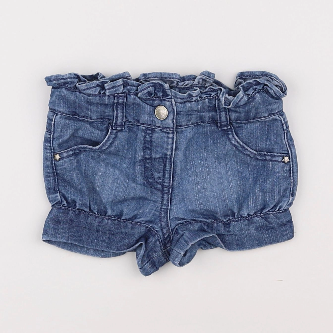 Tape à l'oeil - short bleu - 12 mois
