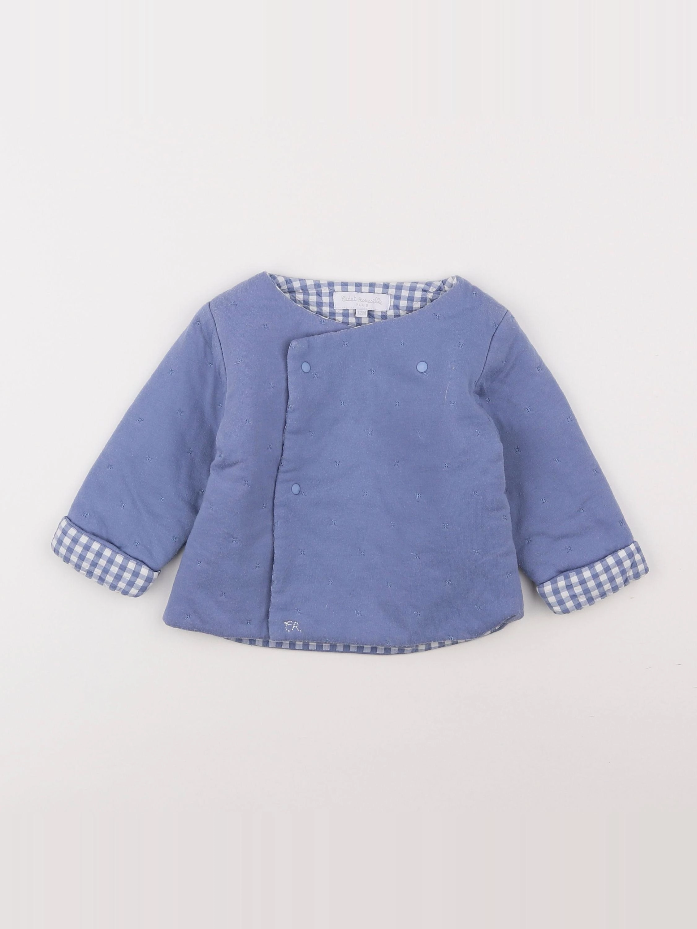 Cadet Rousselle - veste bleu - 12 mois