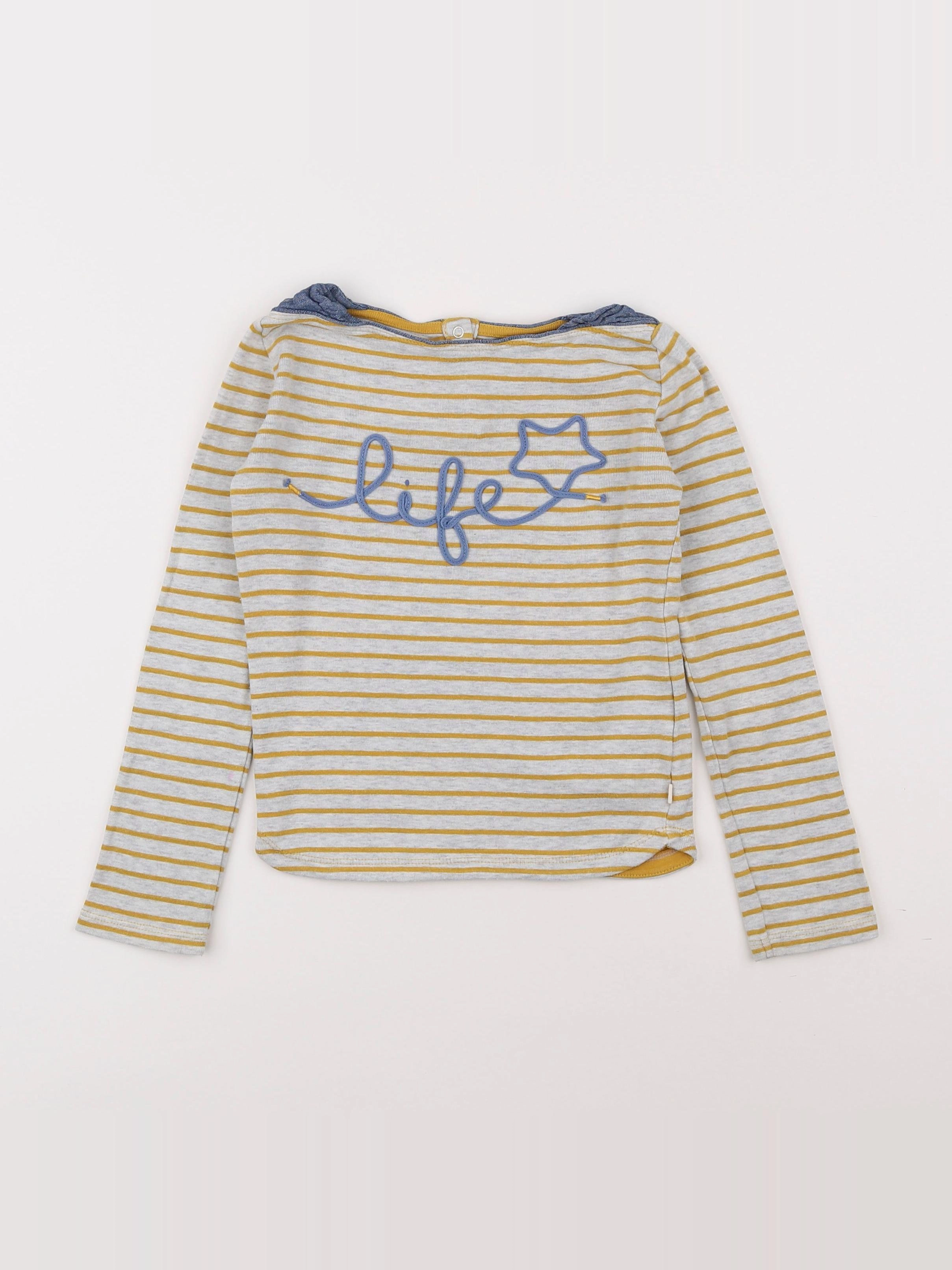 Okaidi - tee-shirt gris - 6 ans