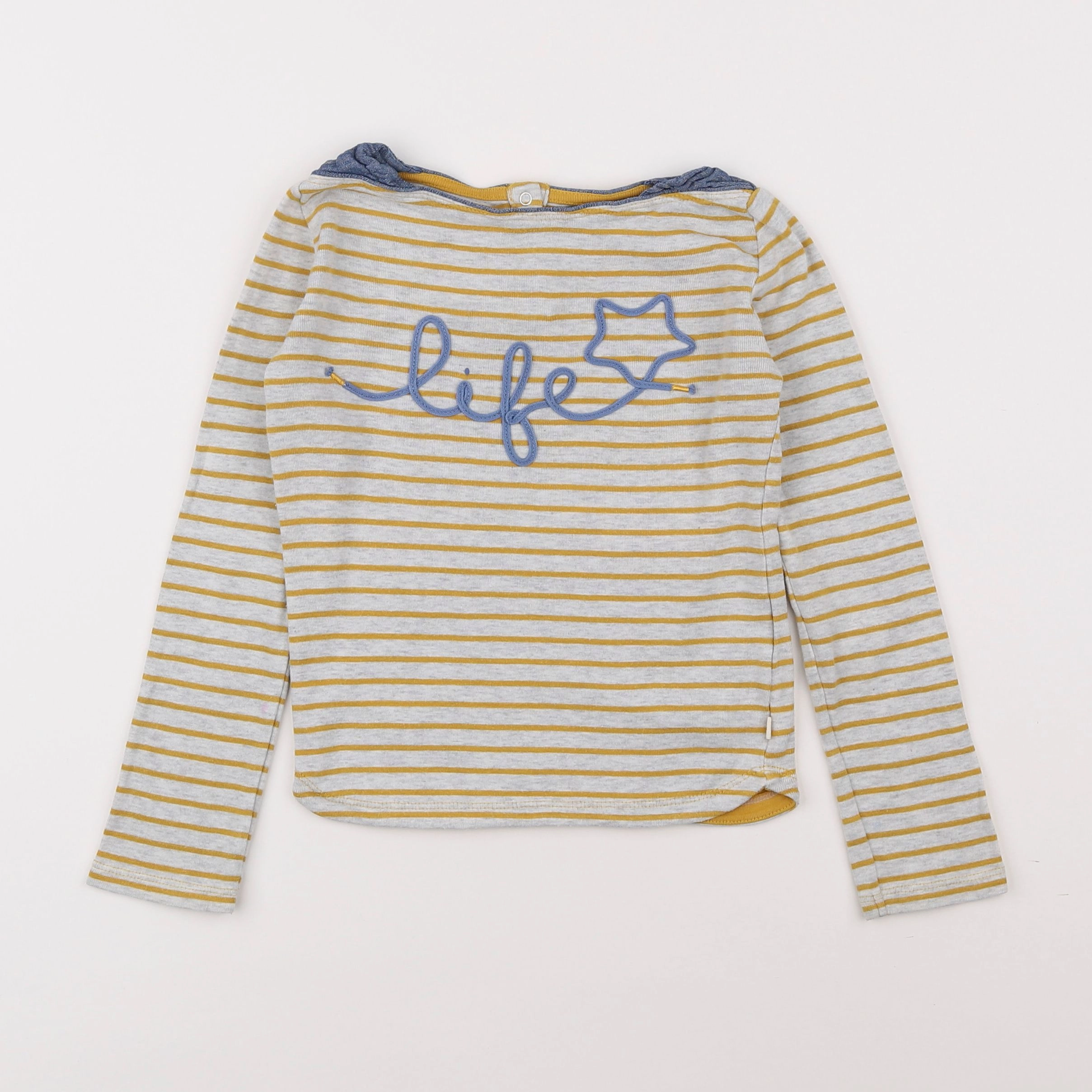 Okaidi - tee-shirt gris - 6 ans