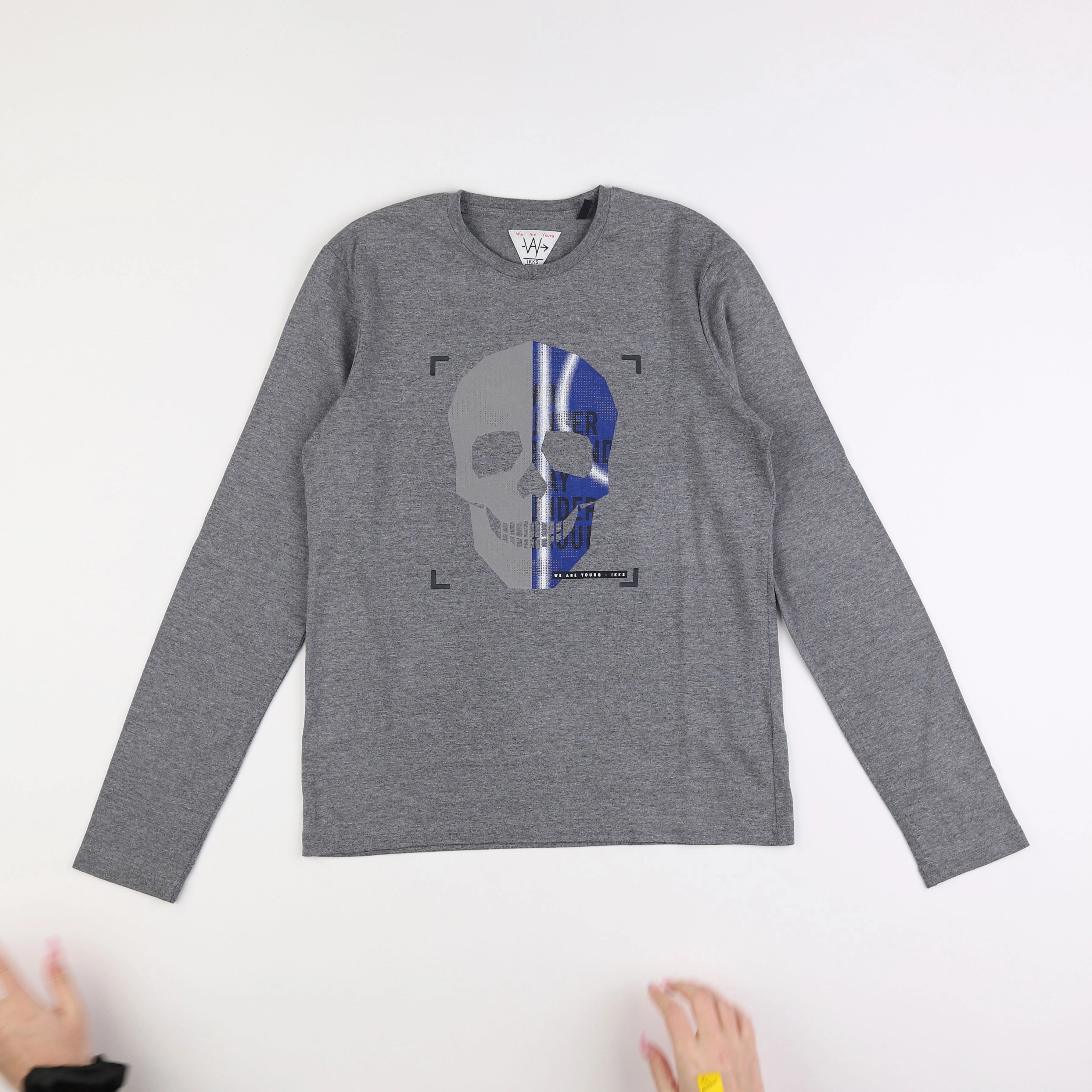 IKKS - tee-shirt gris - 14 ans