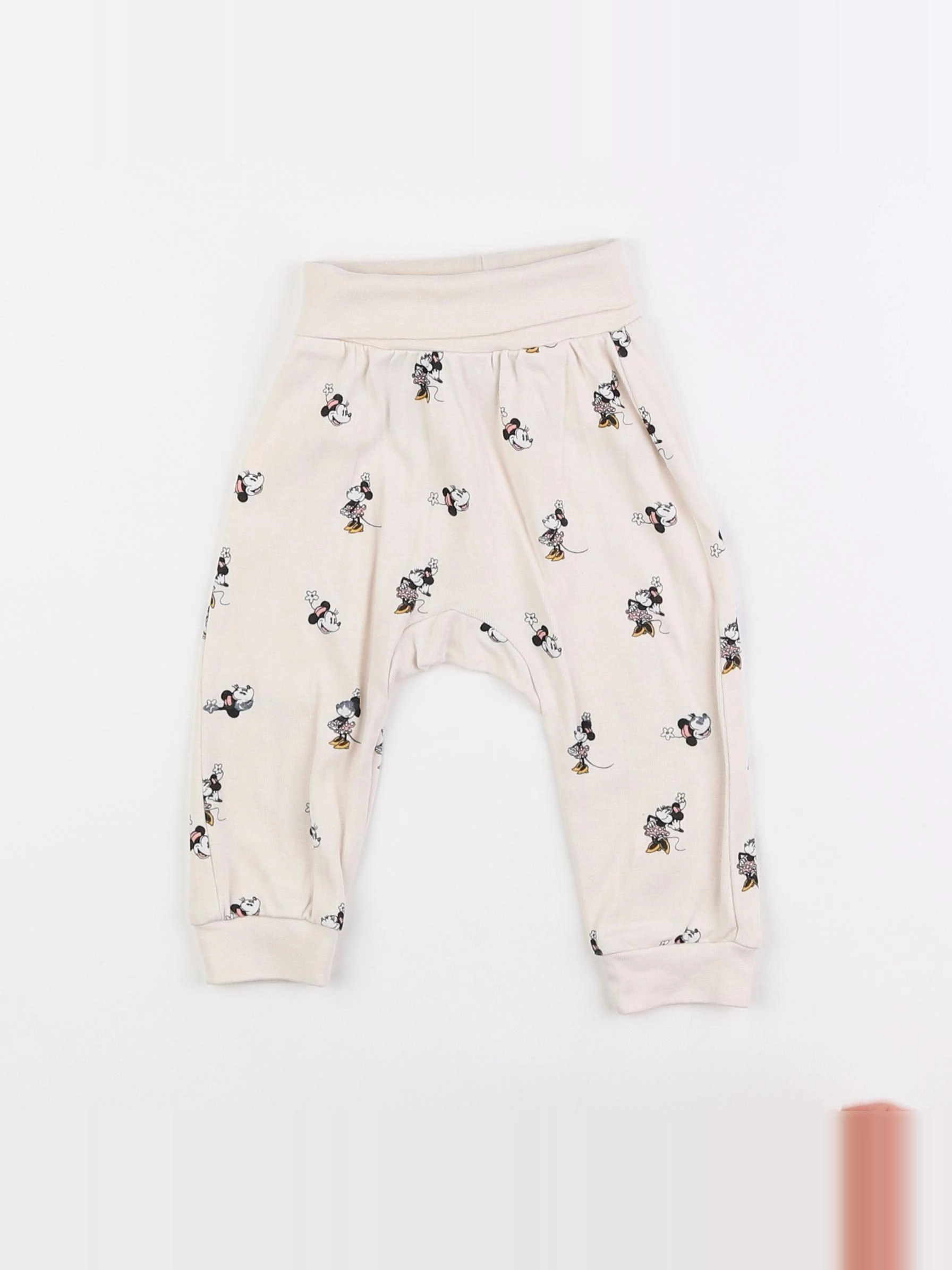 H&M - sarouel blanc - 6/9 mois