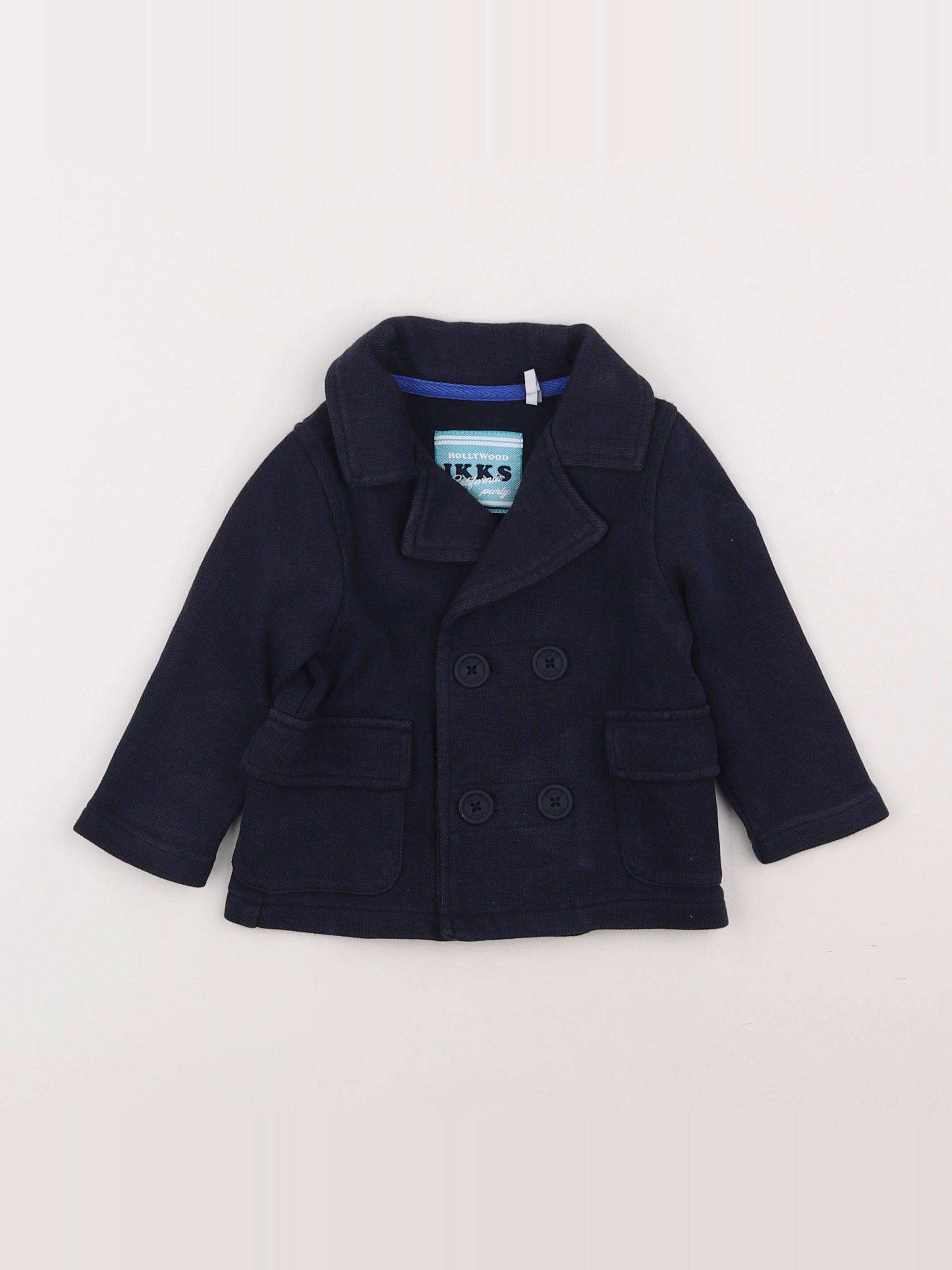 IKKS - veste bleu - 12 mois