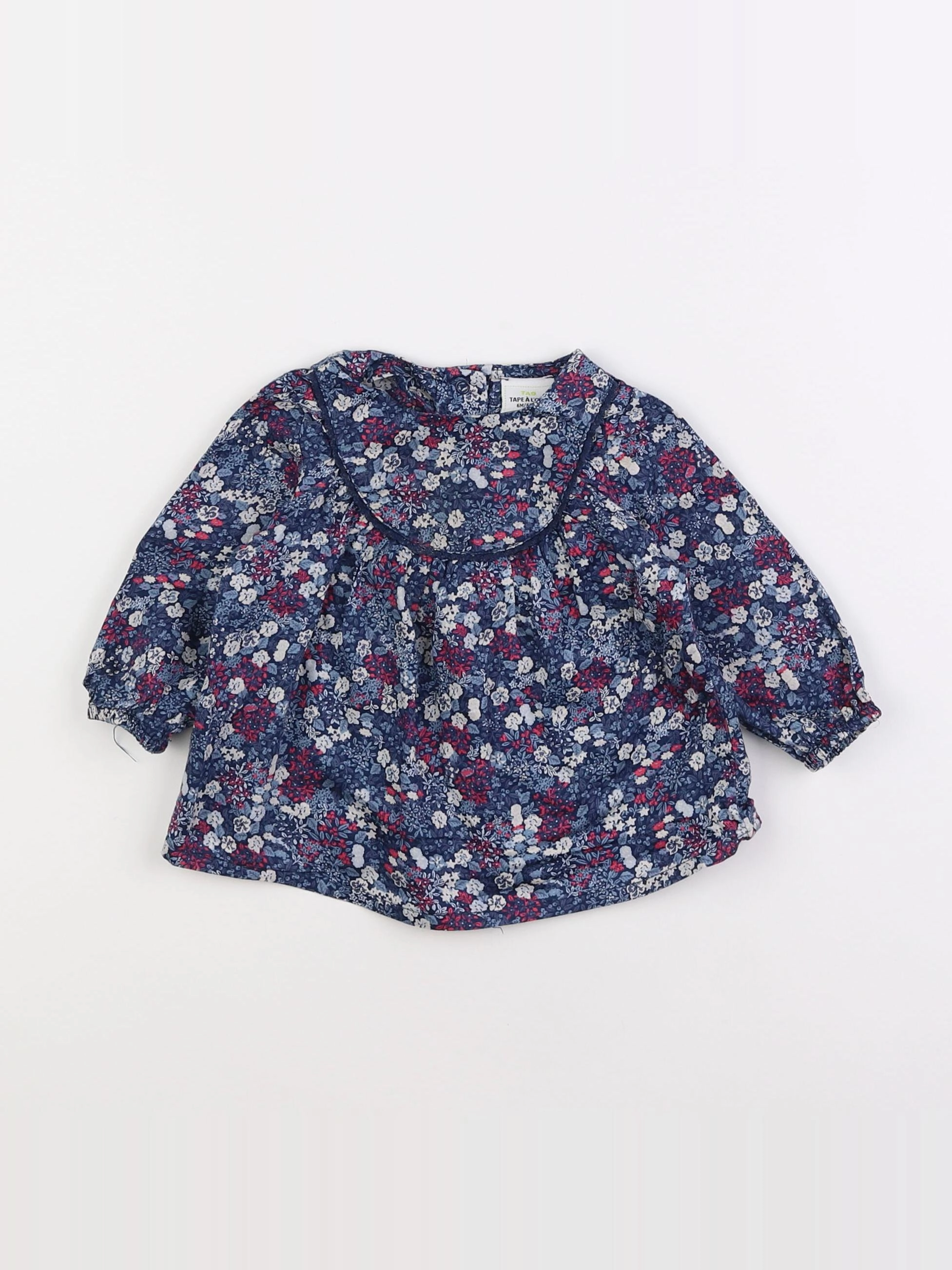 Tape à l'oeil - blouse bleu - 6 mois
